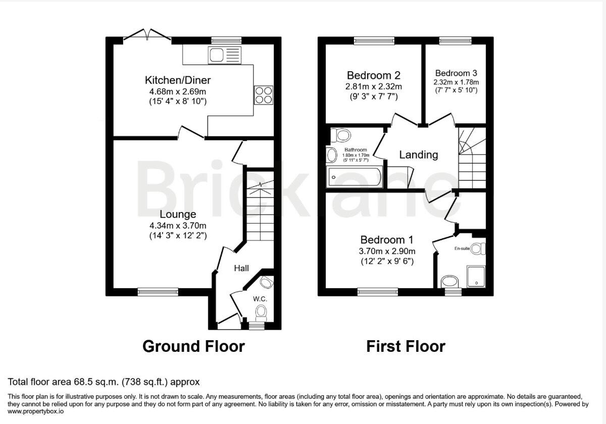 Fairburn Close, Market Harborough floorplan