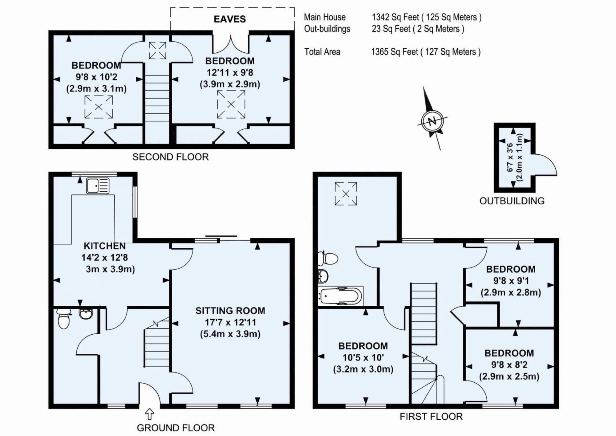 Knott Oaks, Combe, OX29 floorplan