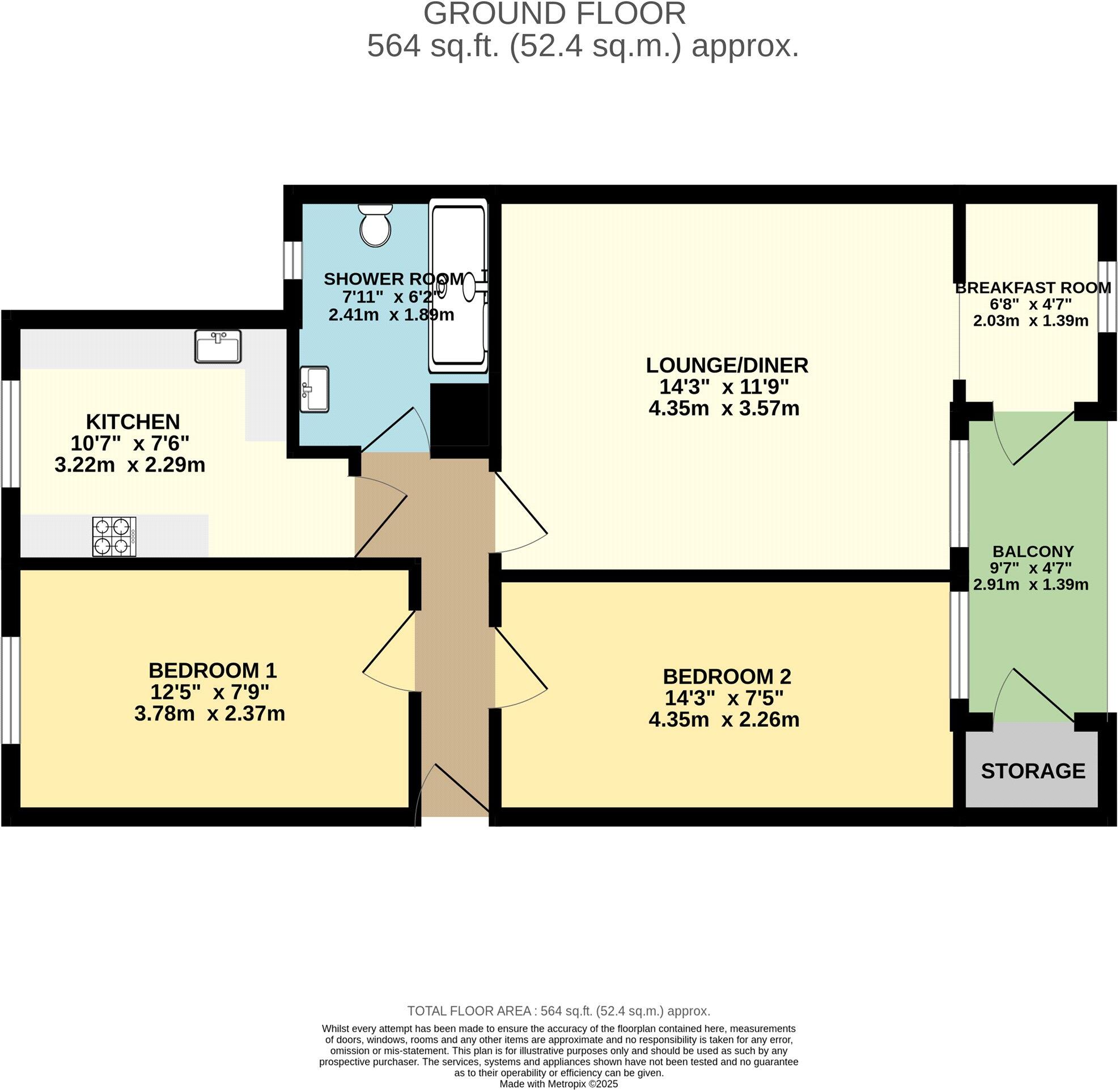 Parliament Court, Ilfracombe, Devon, EX34 floorplan