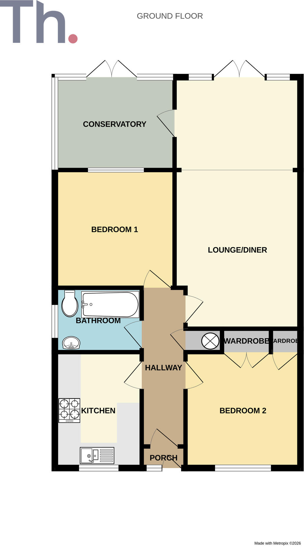East Cowes, Isle of Wight floorplan