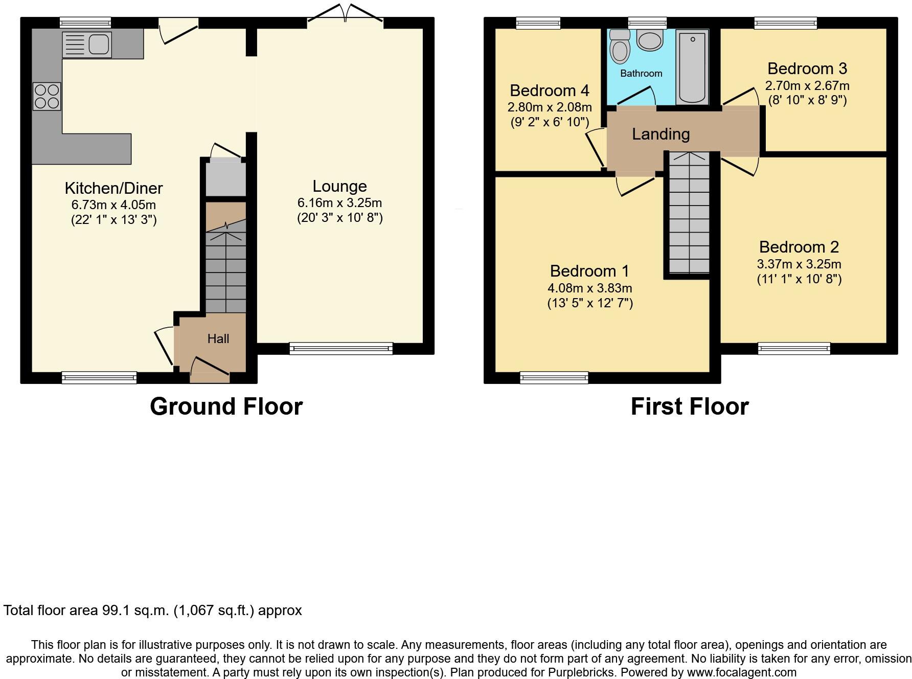 Basingstoke Close, Swindon, SN5 floorplan