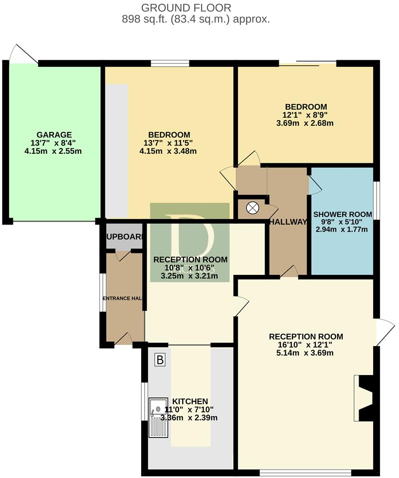 16, Meadow Gardens, Beccles floorplan