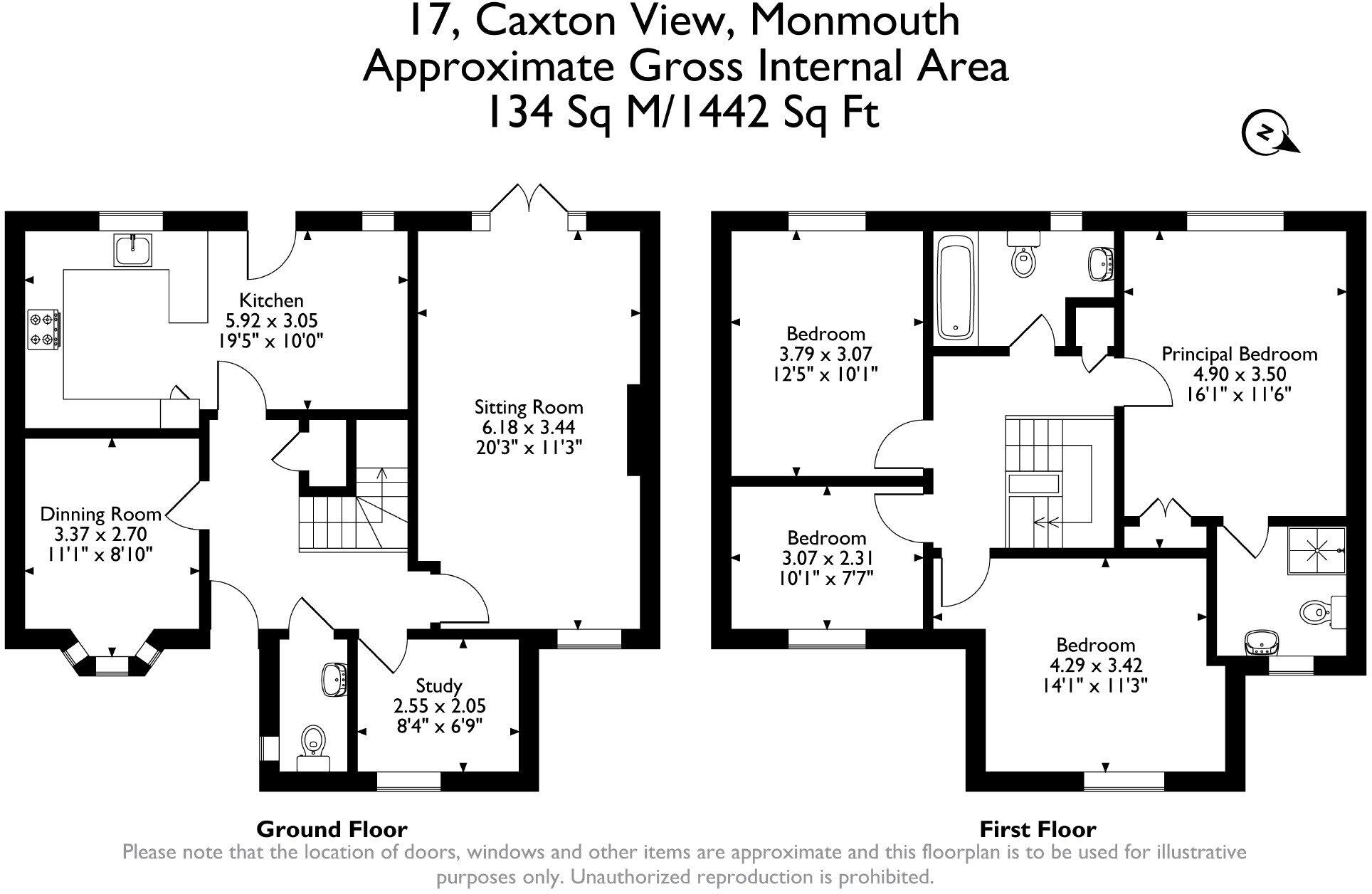 Caxton View, Monmouth floorplan