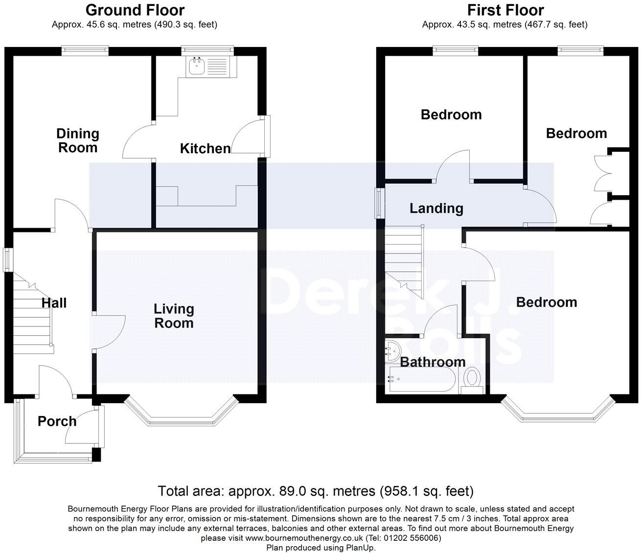 Calvin Road, Bournemouth, BH9 floorplan