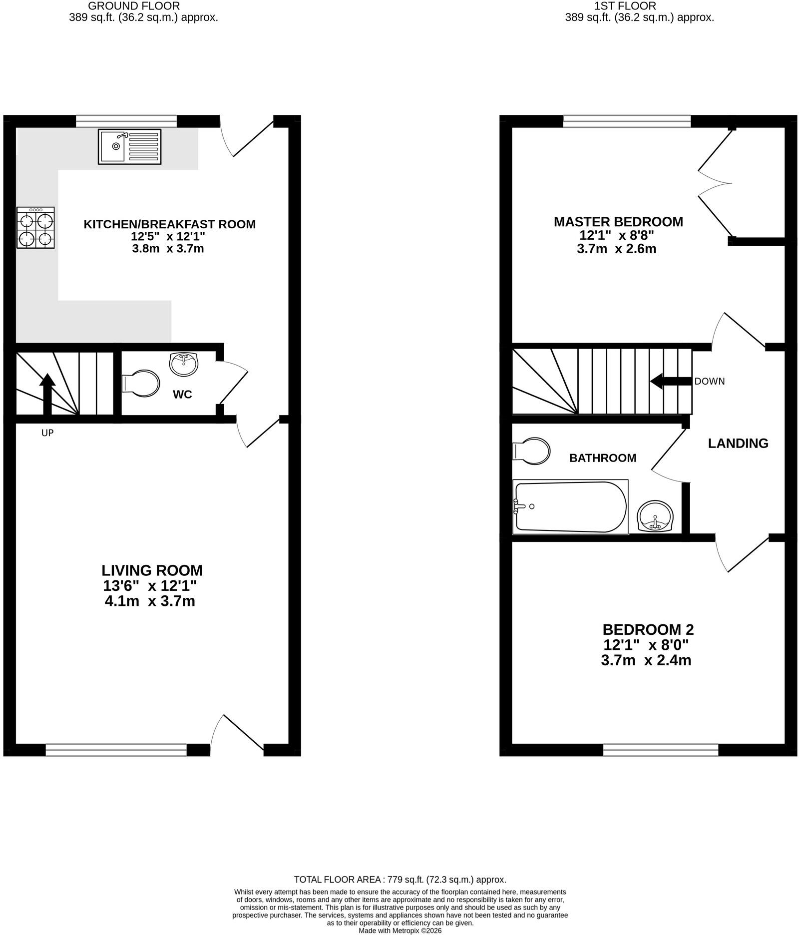 Sentinel Close, Worcester, Worcestershire floorplan