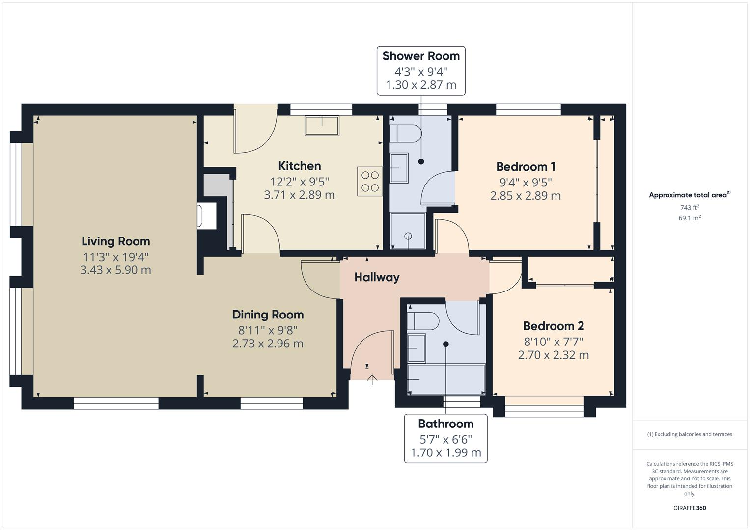 Cleobury Road, Far Forest, Kidderminster floorplan