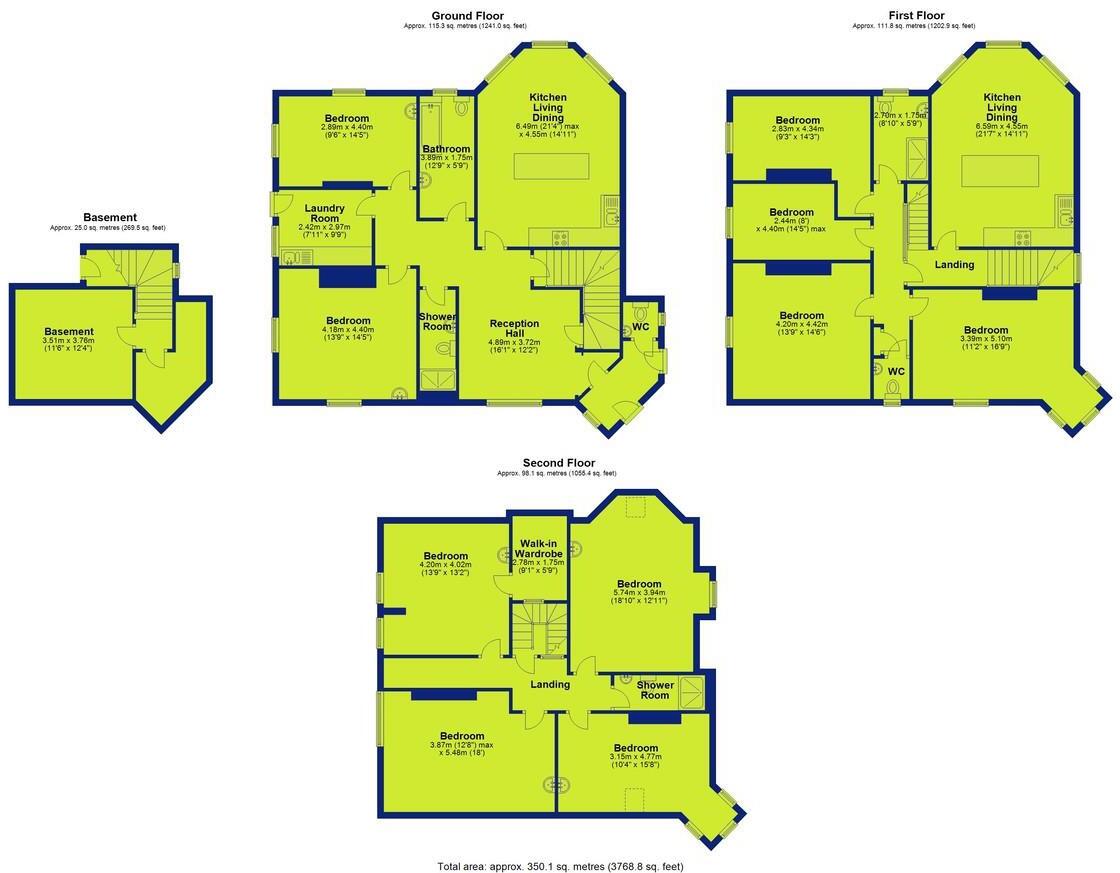 Room 1, Forest Road West, NG7 floorplan