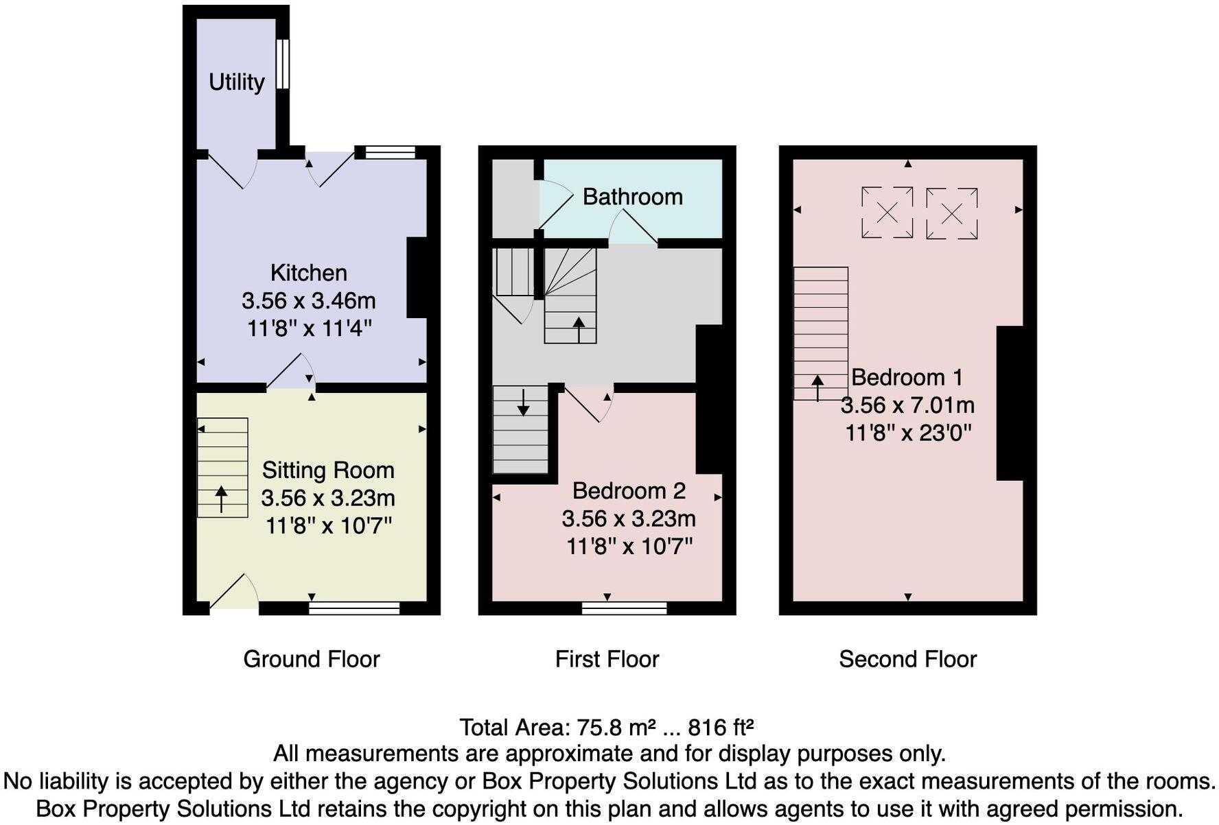 Grove Street, Harrogate, HG2 floorplan