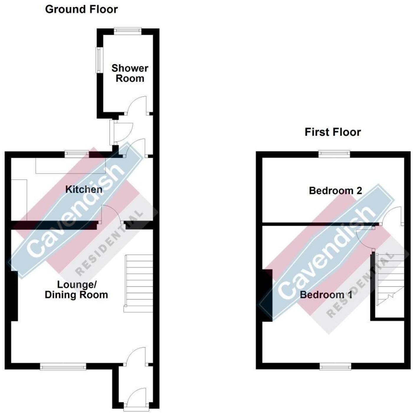 Berwyn Street, Corwen, LL21 floorplan