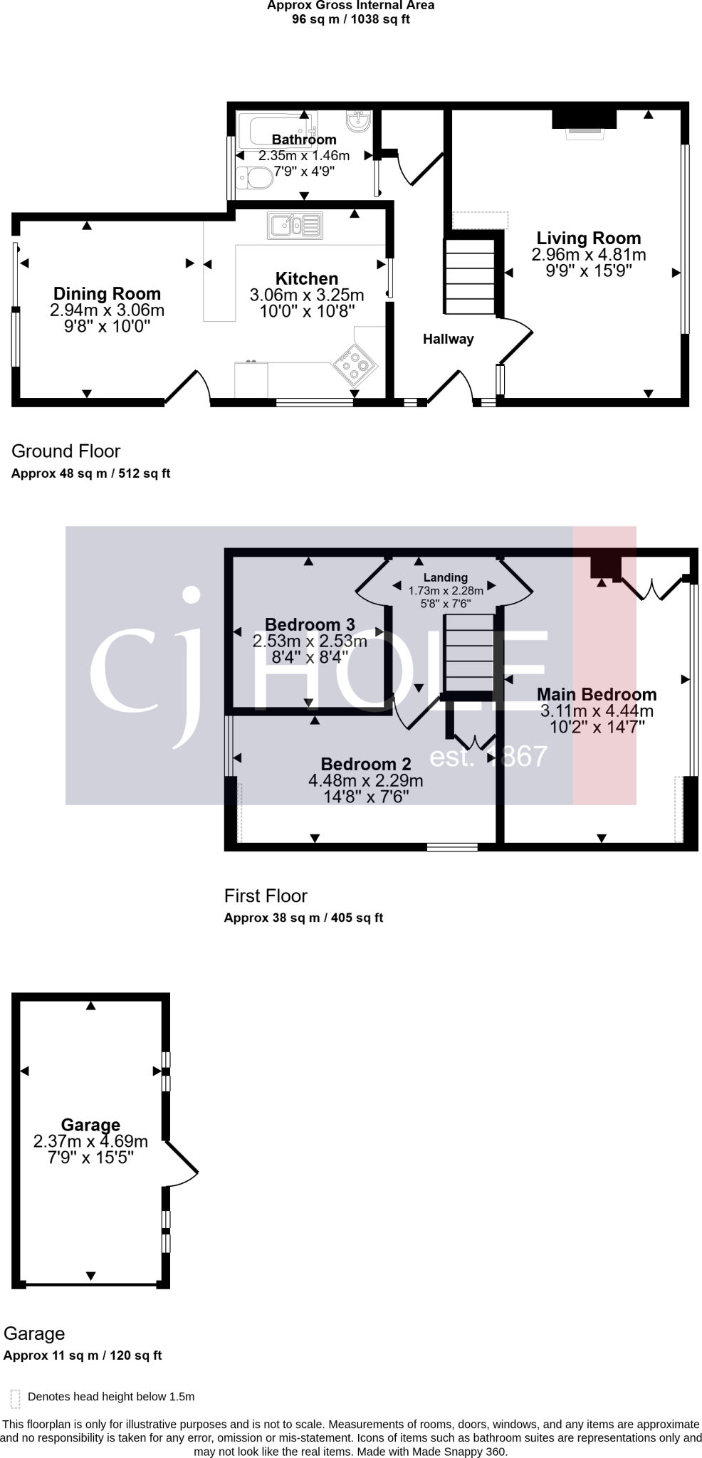 Mayfield Drive, Hucclecote, GL3 floorplan
