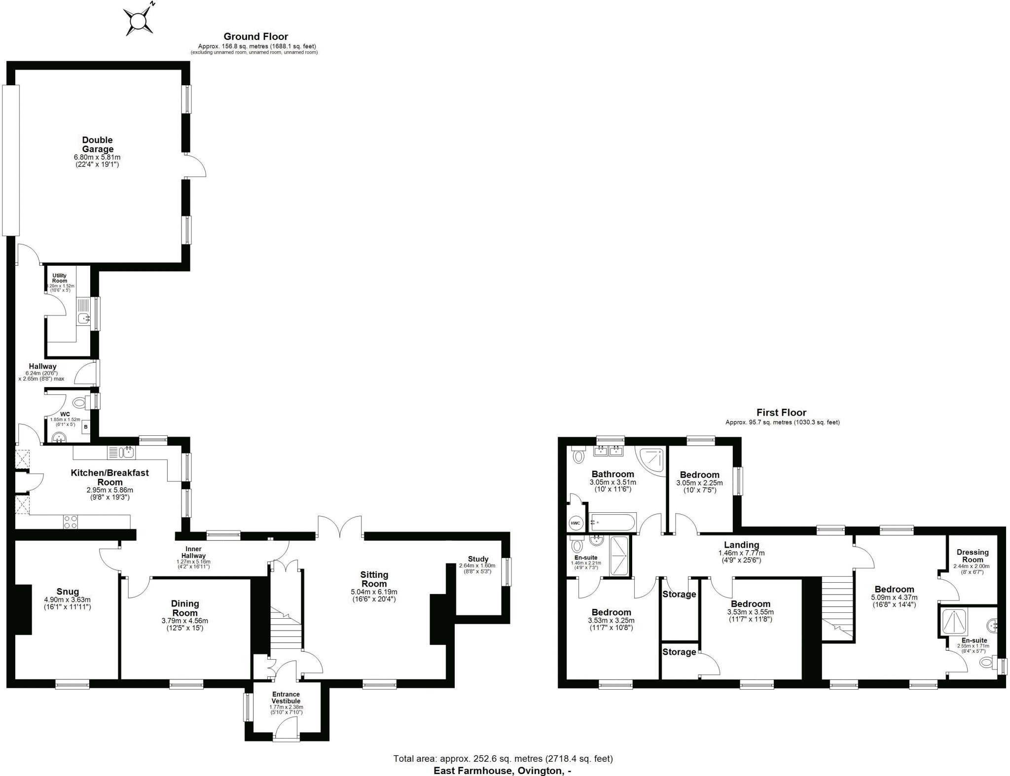 East Farmhouse, Ovington, Prudhoe, Northumberland floorplan