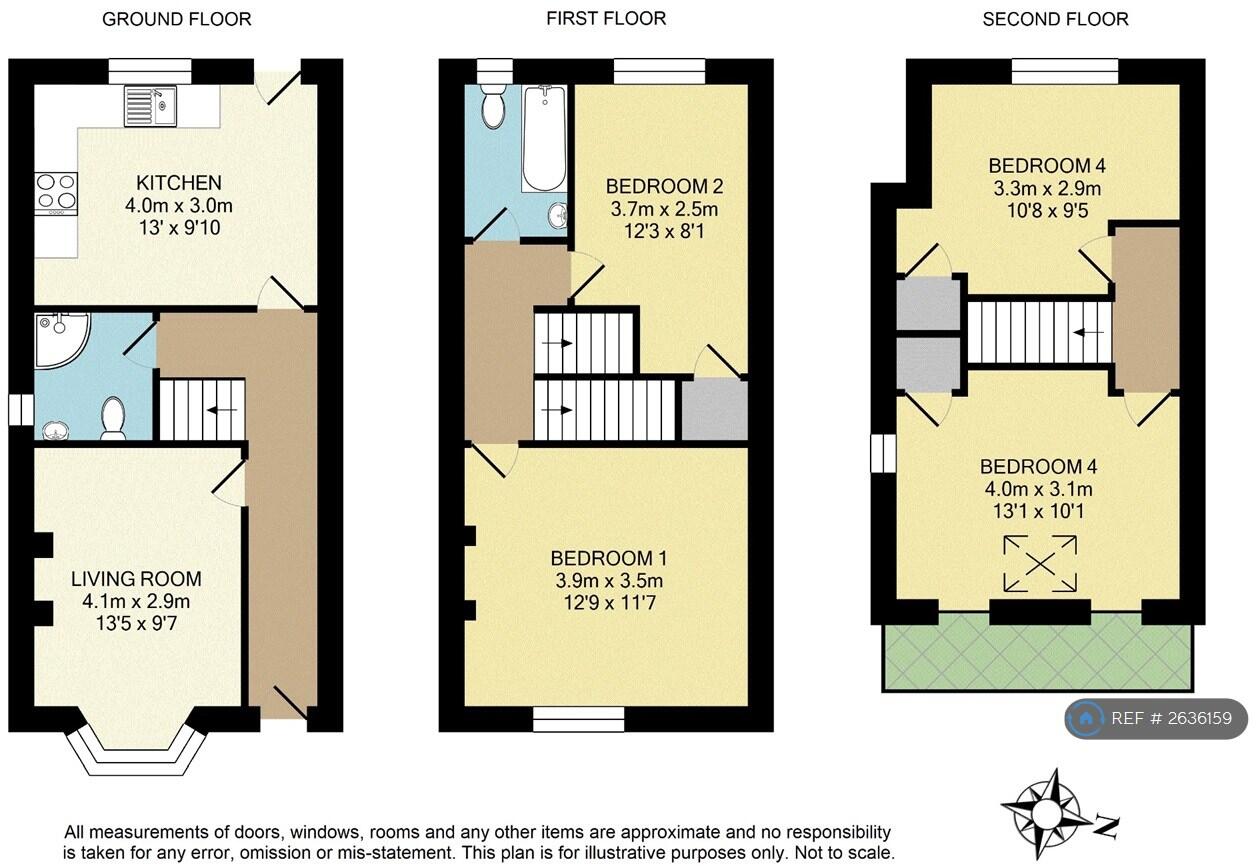 Donnington Gardens, Reading, RG1 floorplan
