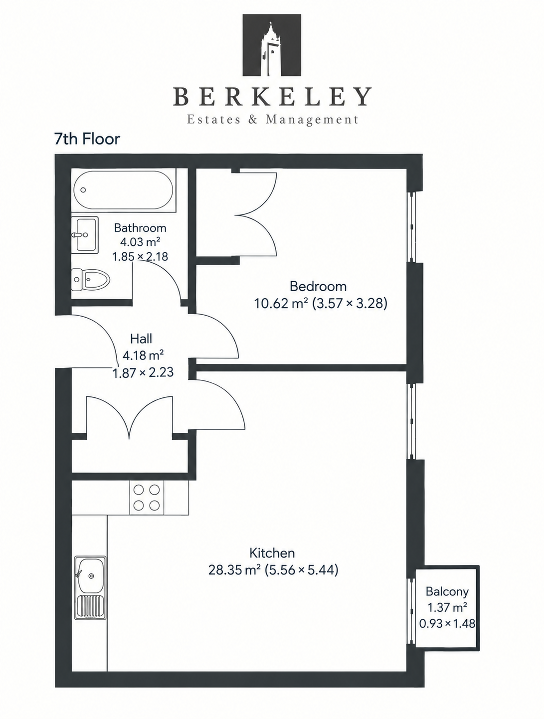 Number One Bristol, Lewins Mead floorplan