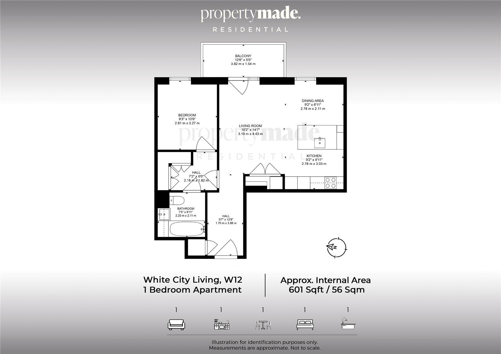 Cascade Way, London, W12 floorplan