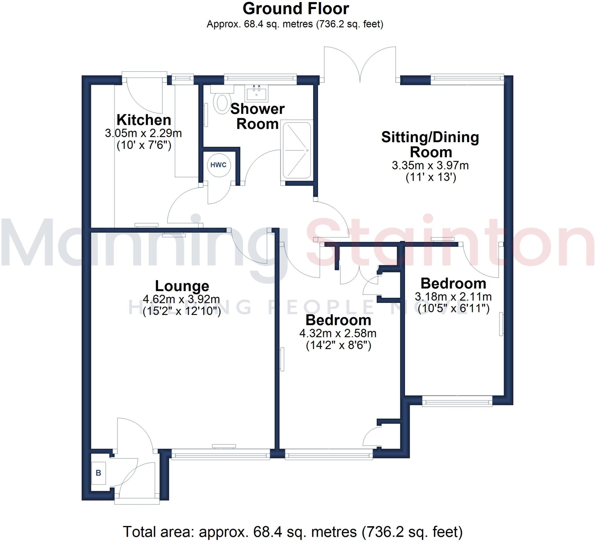 Chantry Garth, Leeds, West Yorkshire floorplan
