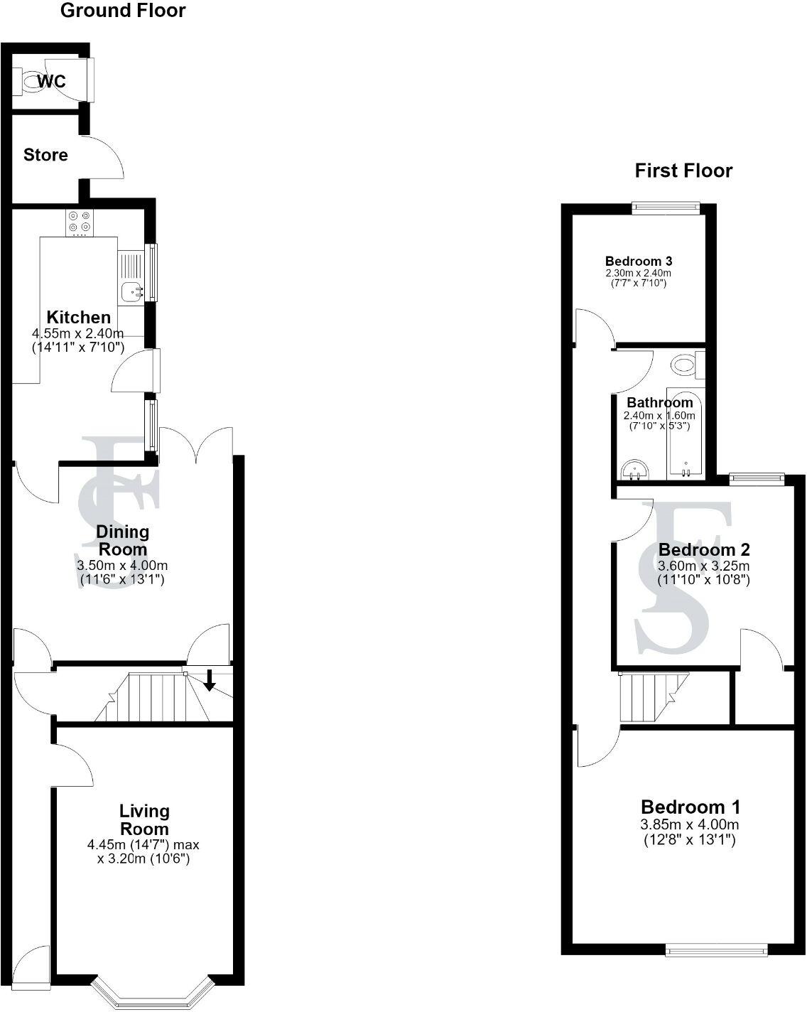 Gaul Street, Leicester floorplan