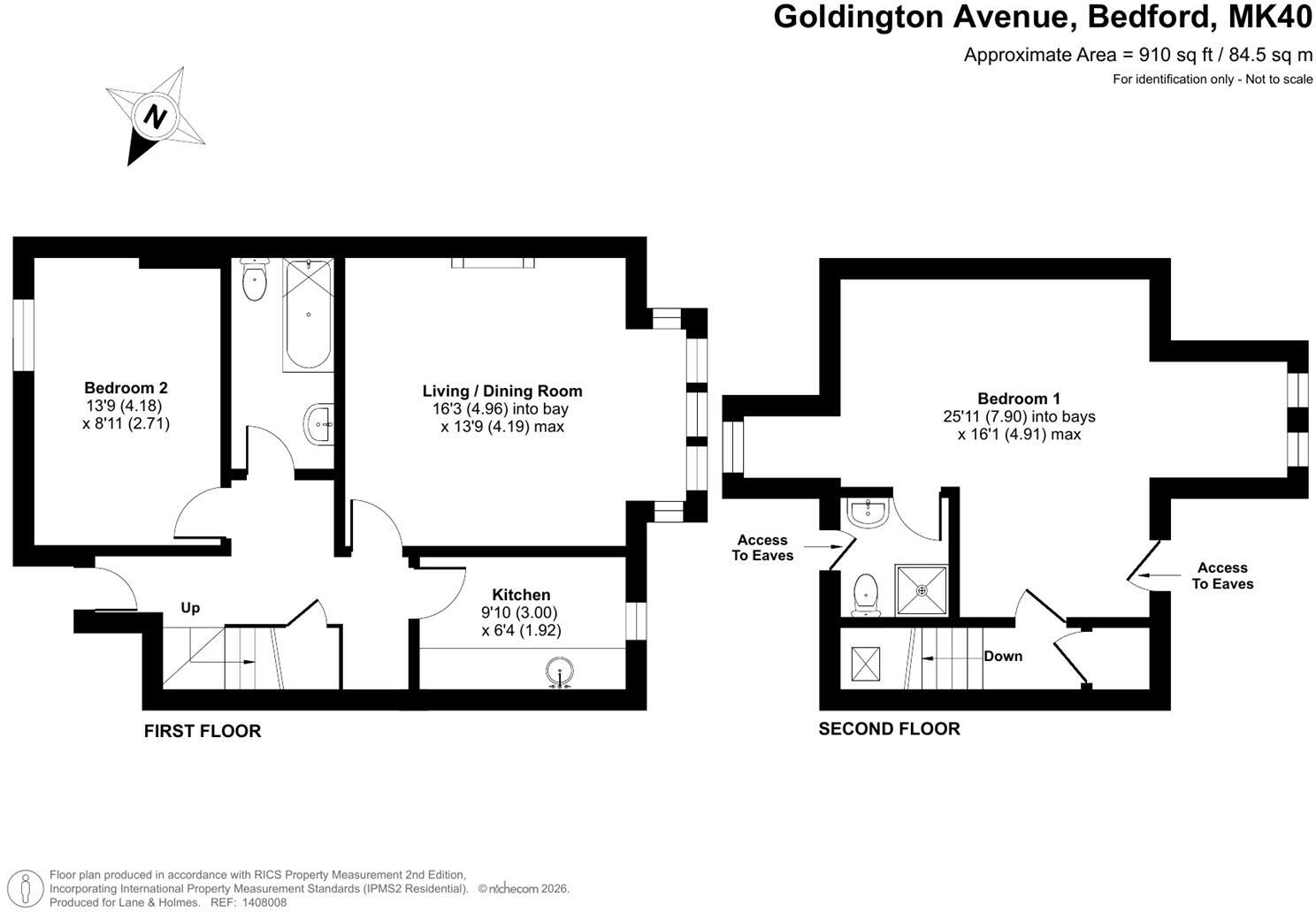 Goldington Avenue, Bedford floorplan