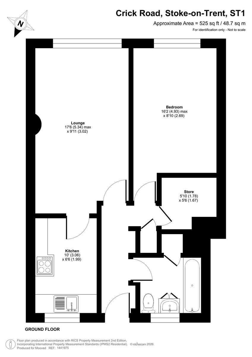 Crick Road, Stoke-on-Trent, ST1 3 floorplan