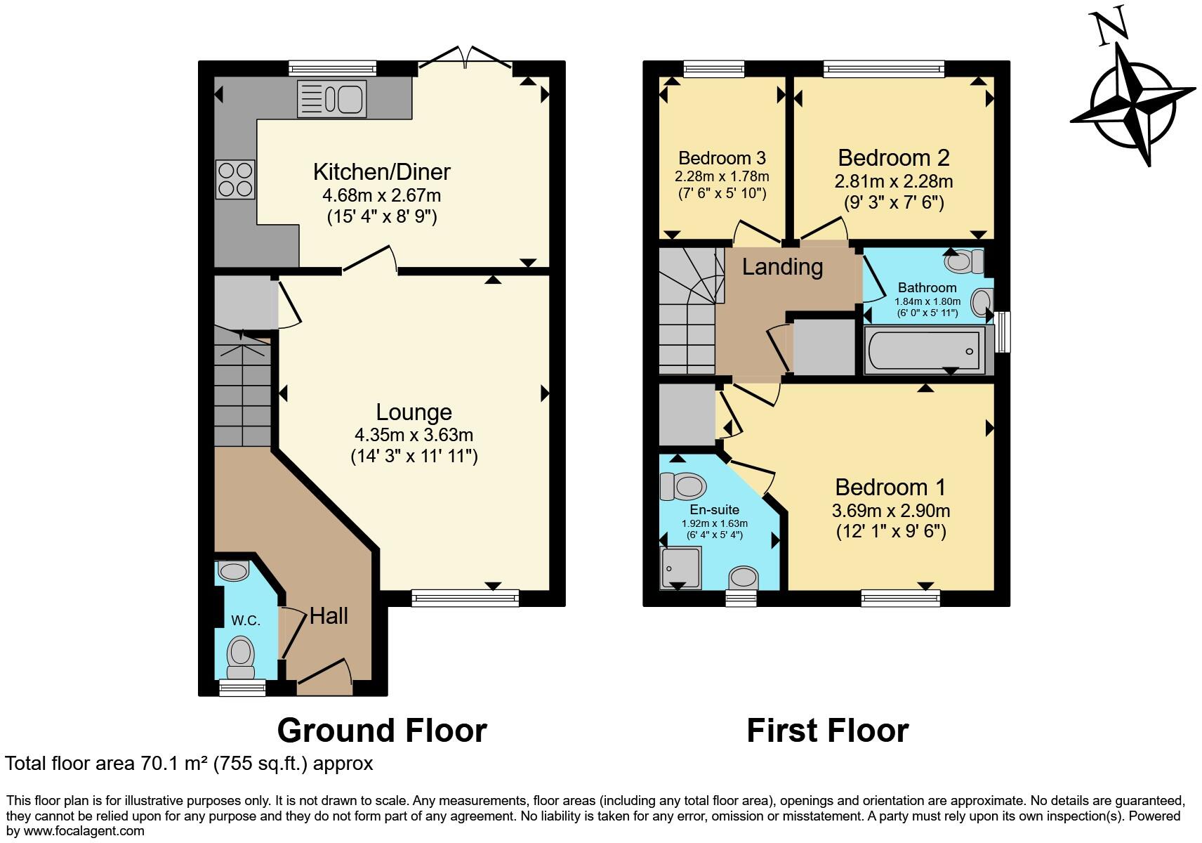 Rosewood Way, Peterborough, PE7 floorplan