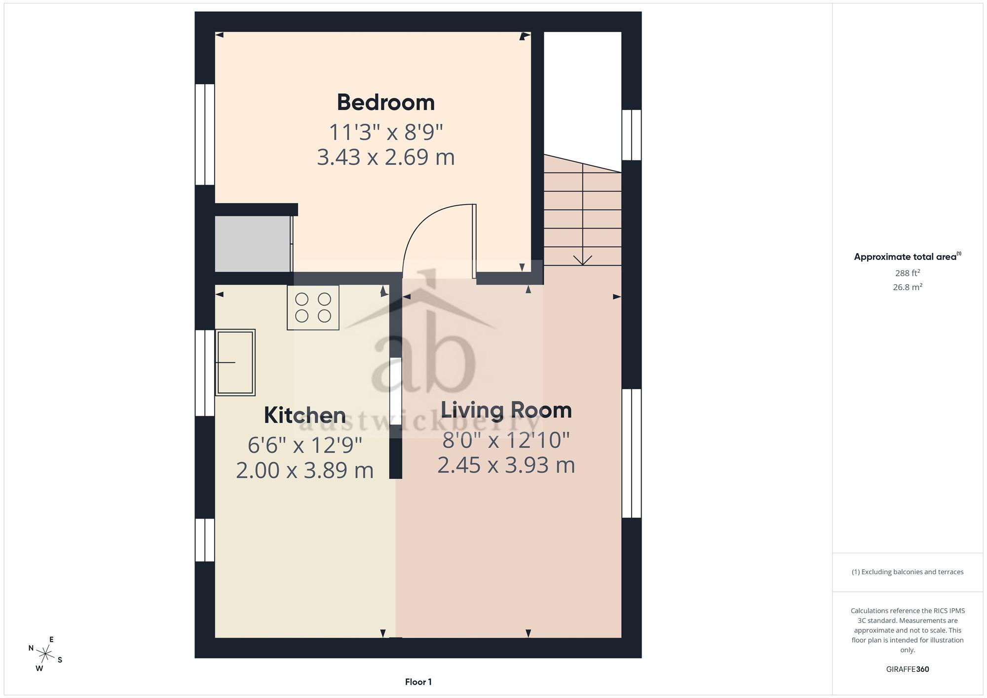 Oldfield Road, Ipswich floorplan