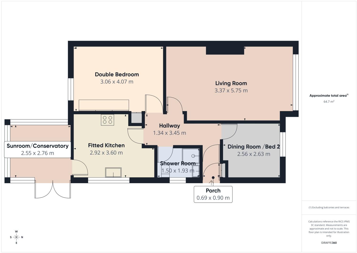 Grasmere Road, Haslingden, Rossendale, Lancashire, BB4 floorplan