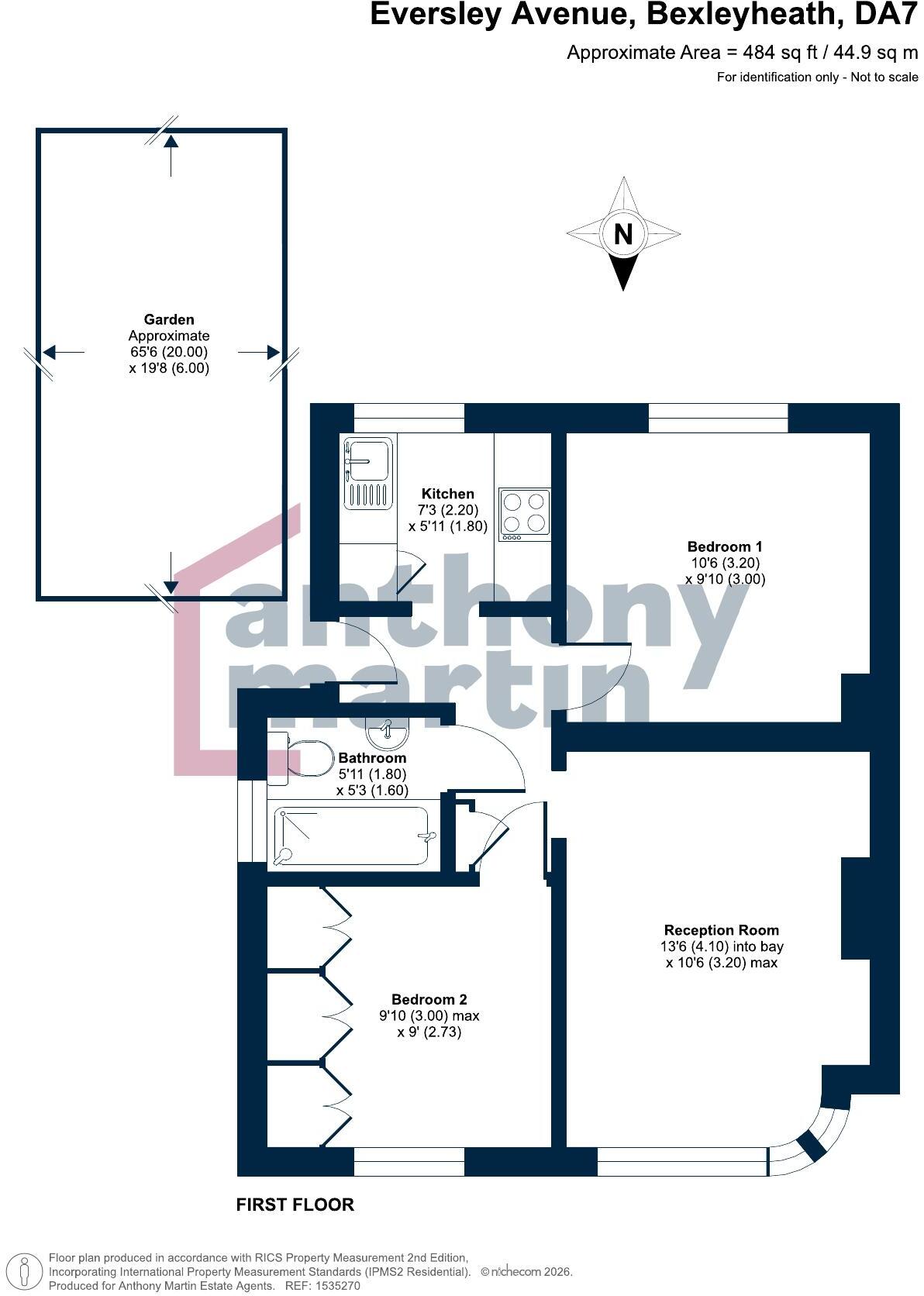 Eversley Avenue, Bexleyheath, Kent, DA7 floorplan