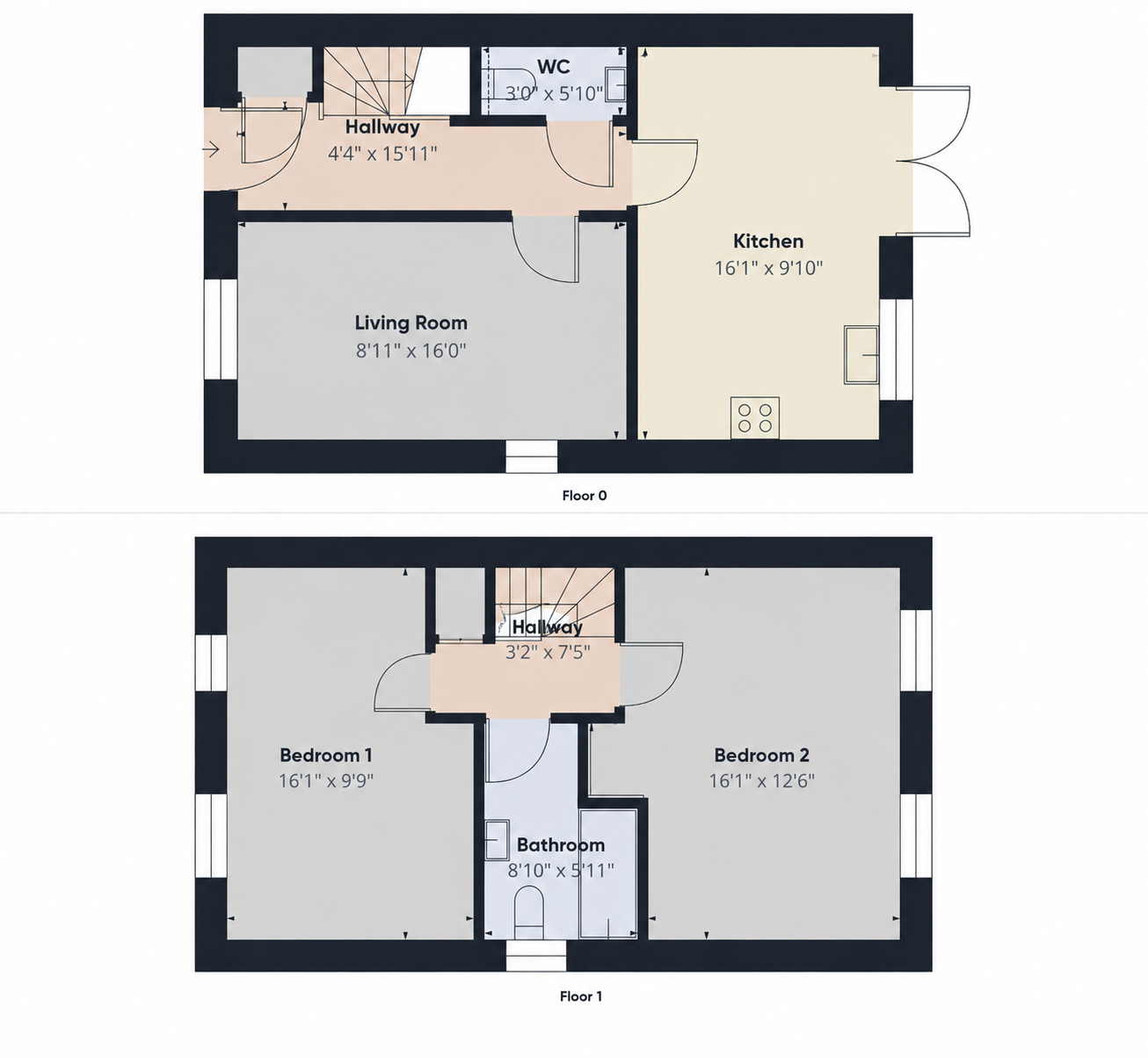Jasmine Court, Burniston, Scarborough, North Yorkshire floorplan