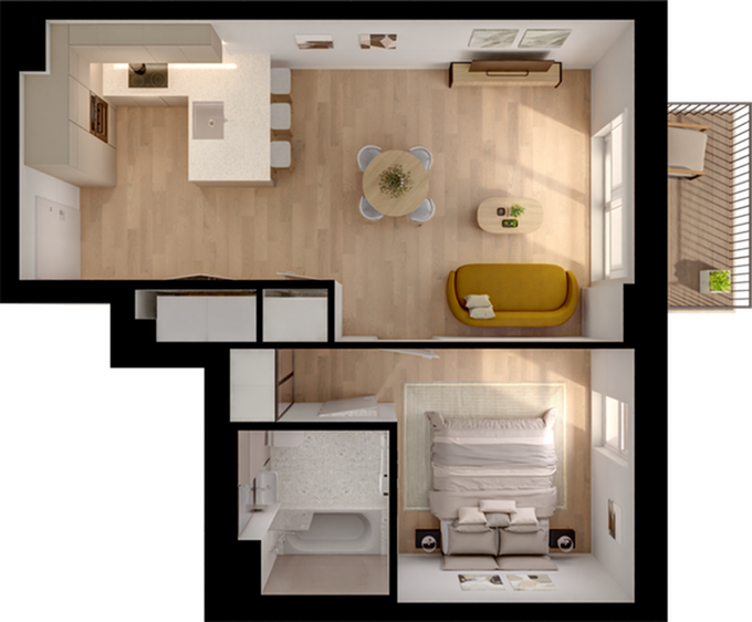 Momento Hayes, Masonry Place, Hayes, UB3 floorplan