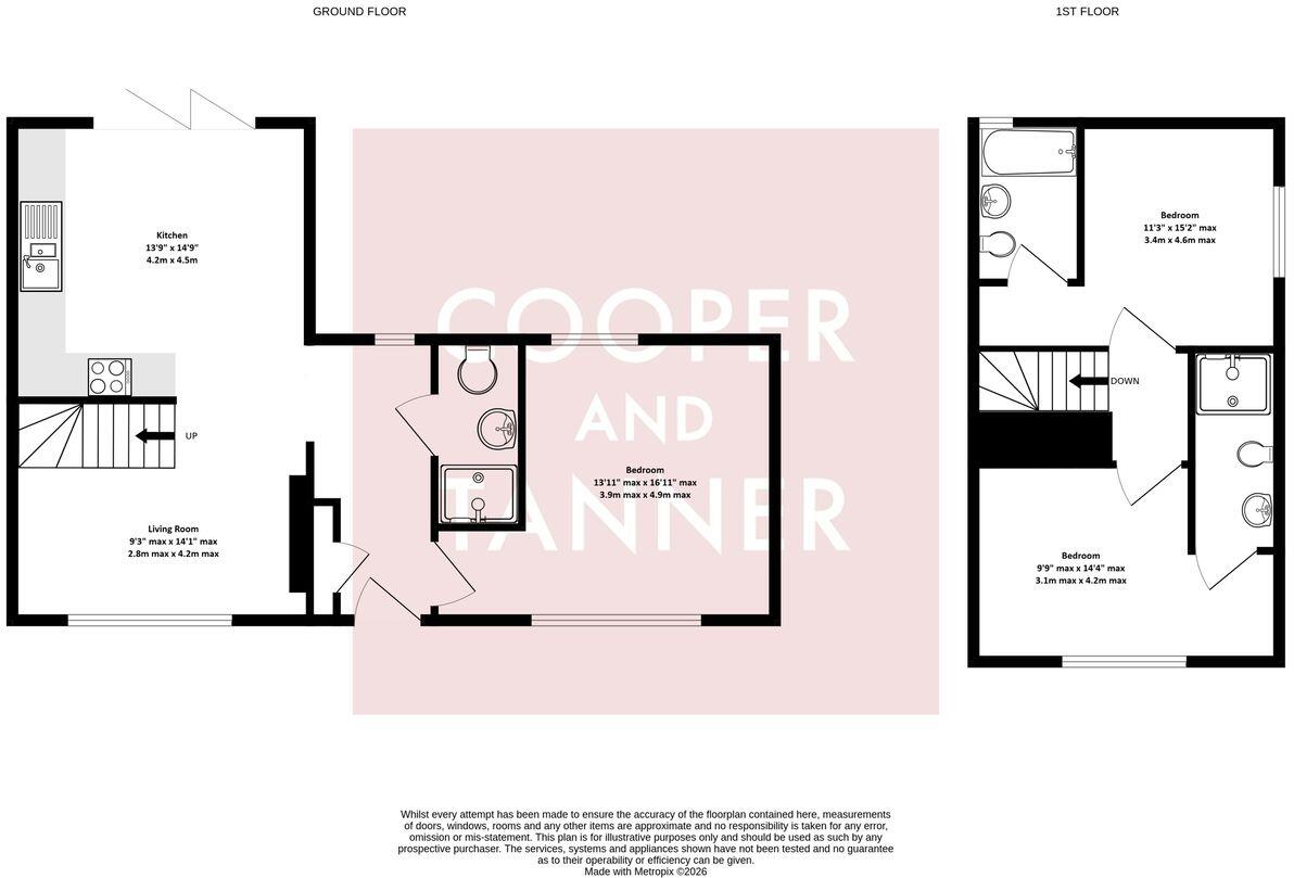 Somerton Road , Street , BA16 floorplan