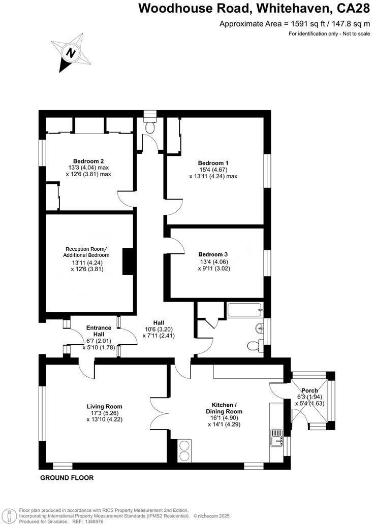 Woodhouse Road, Whitehaven floorplan