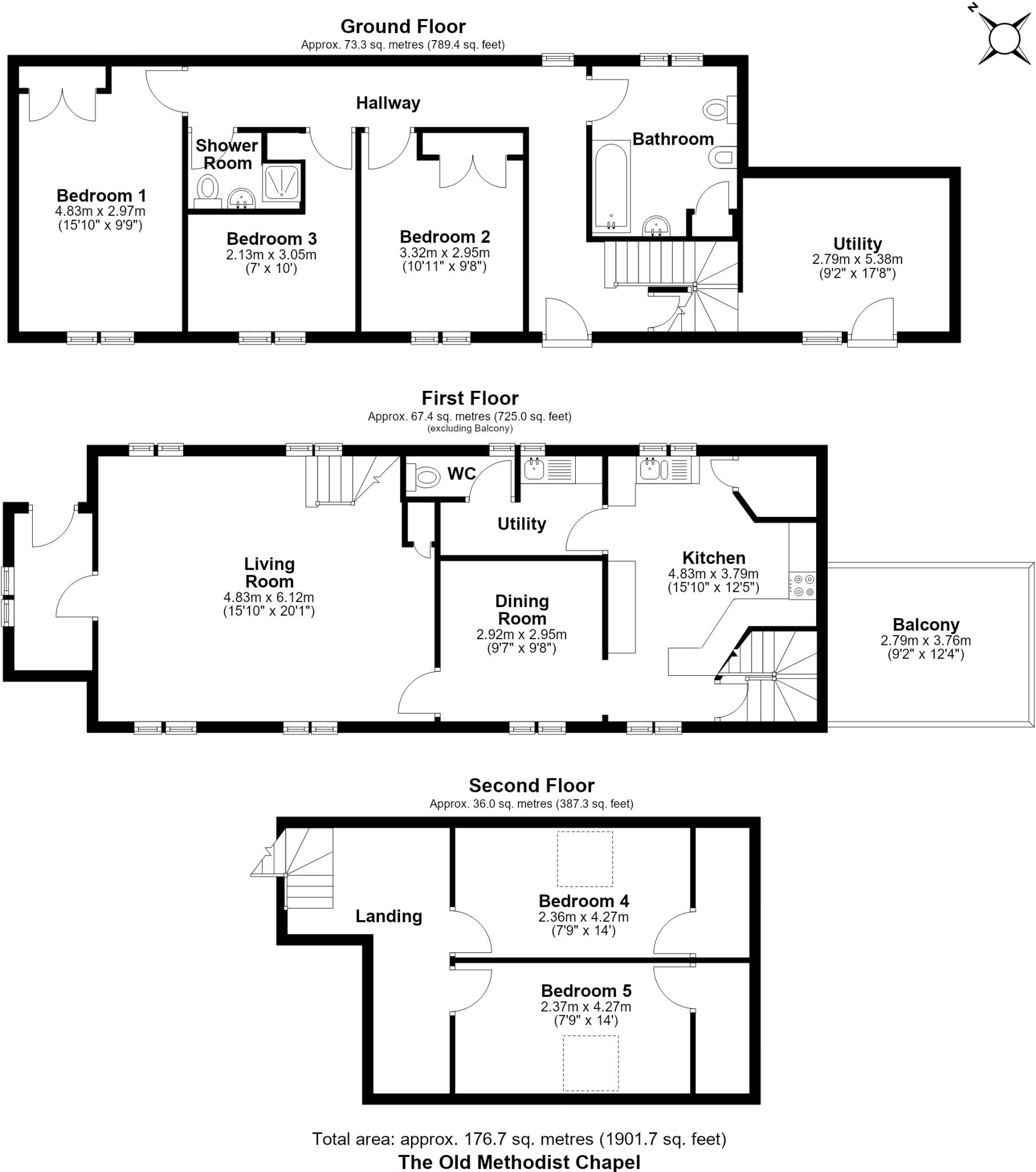 Cobbaton, Chittlehampton, Umberleigh, Devon, EX37 floorplan