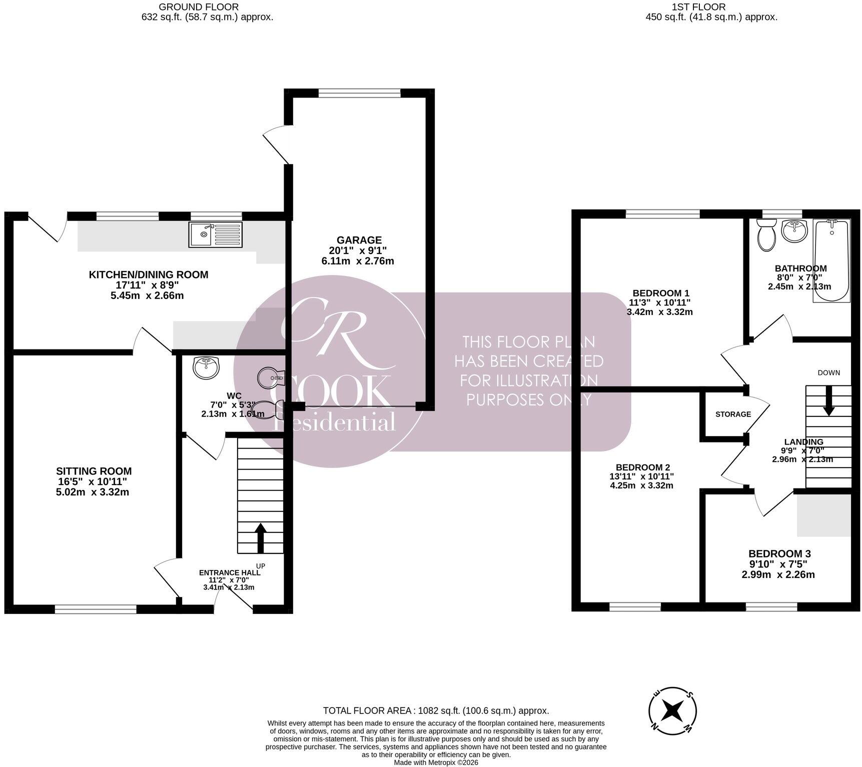 Quebec Drive, Cheltenham, GL51 floorplan