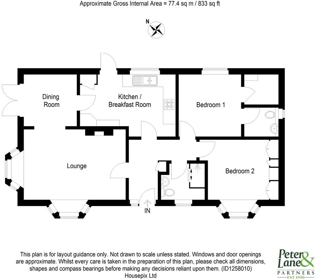 Lordsway Park Home , Alconbury, Huntingdon, PE28 floorplan
