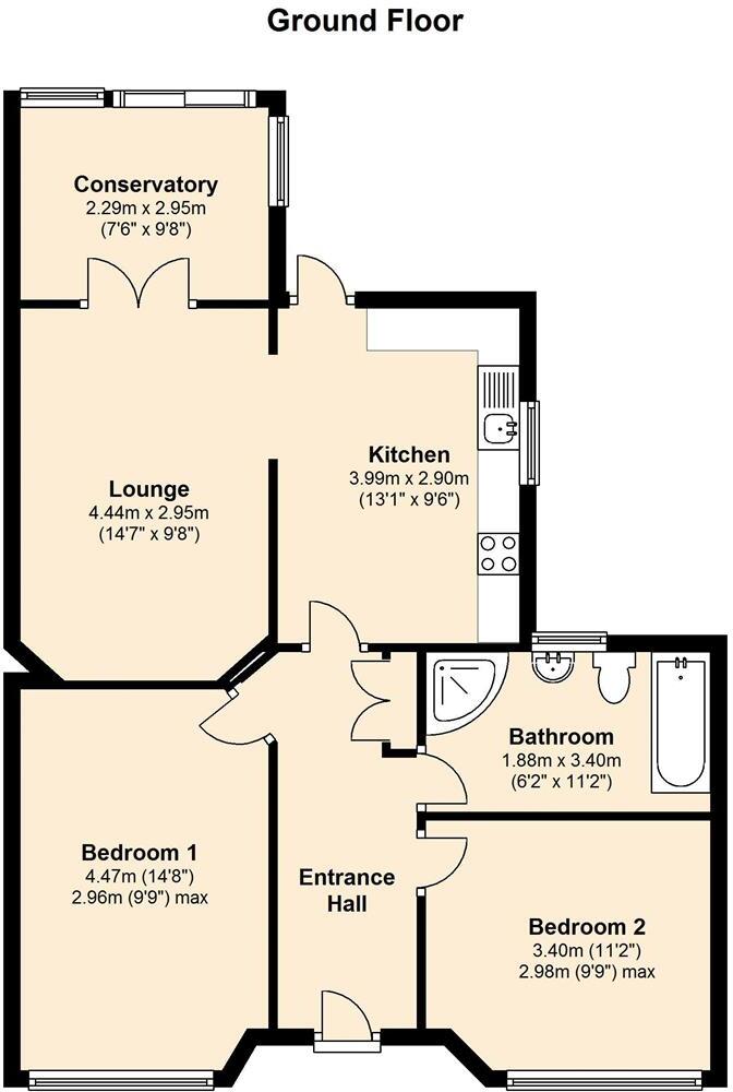 Nelson Road, Ashford floorplan