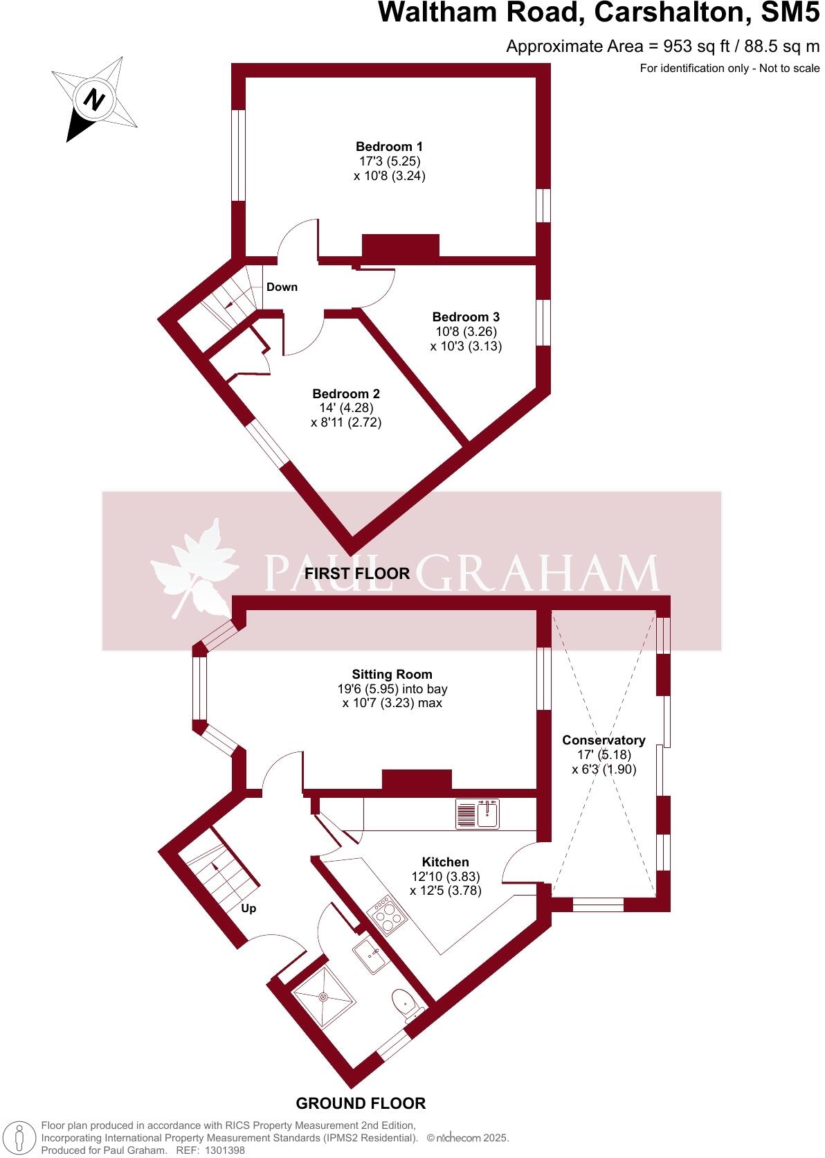 Waltham Road, Carshalton floorplan