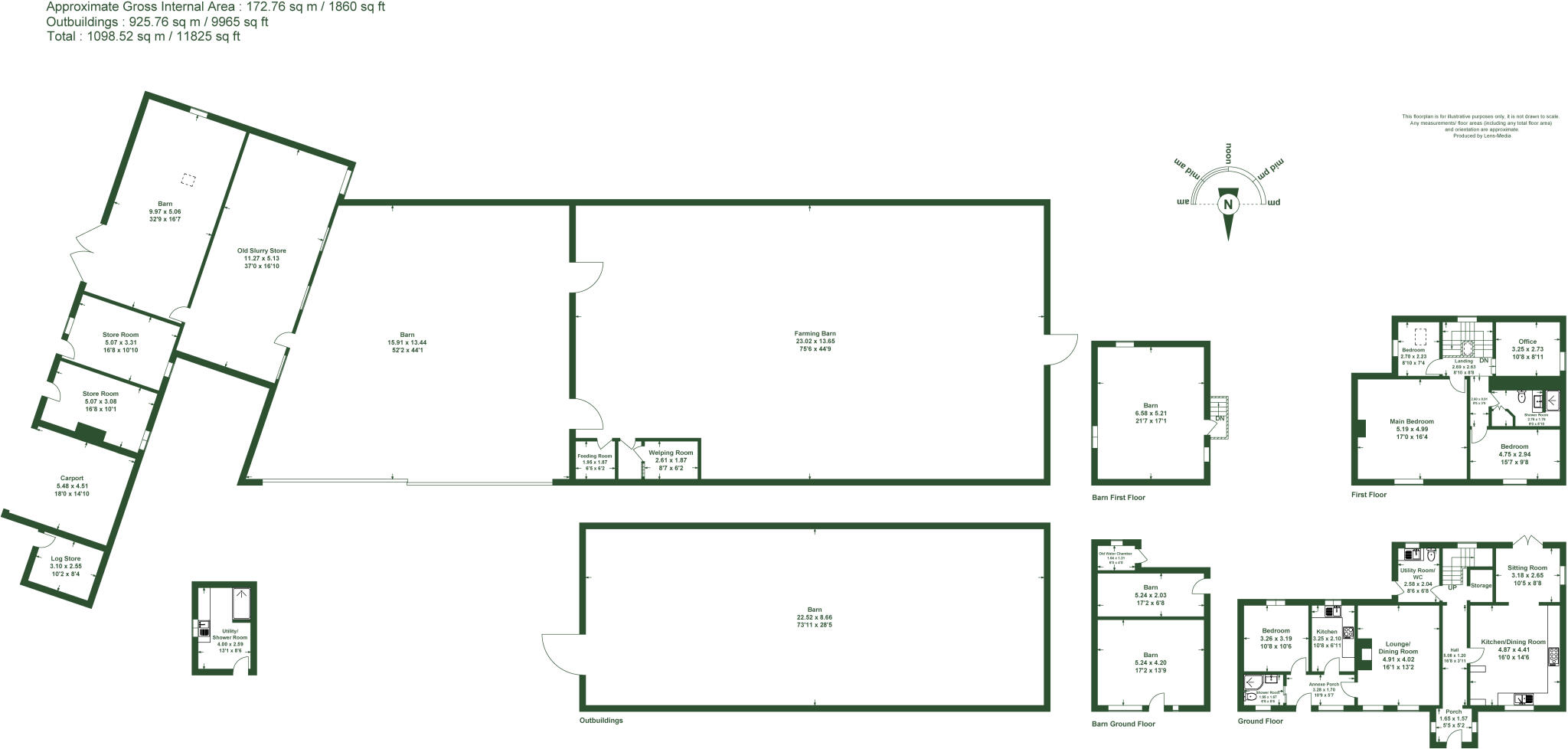 Dent, Sedbergh, Cumbria floorplan