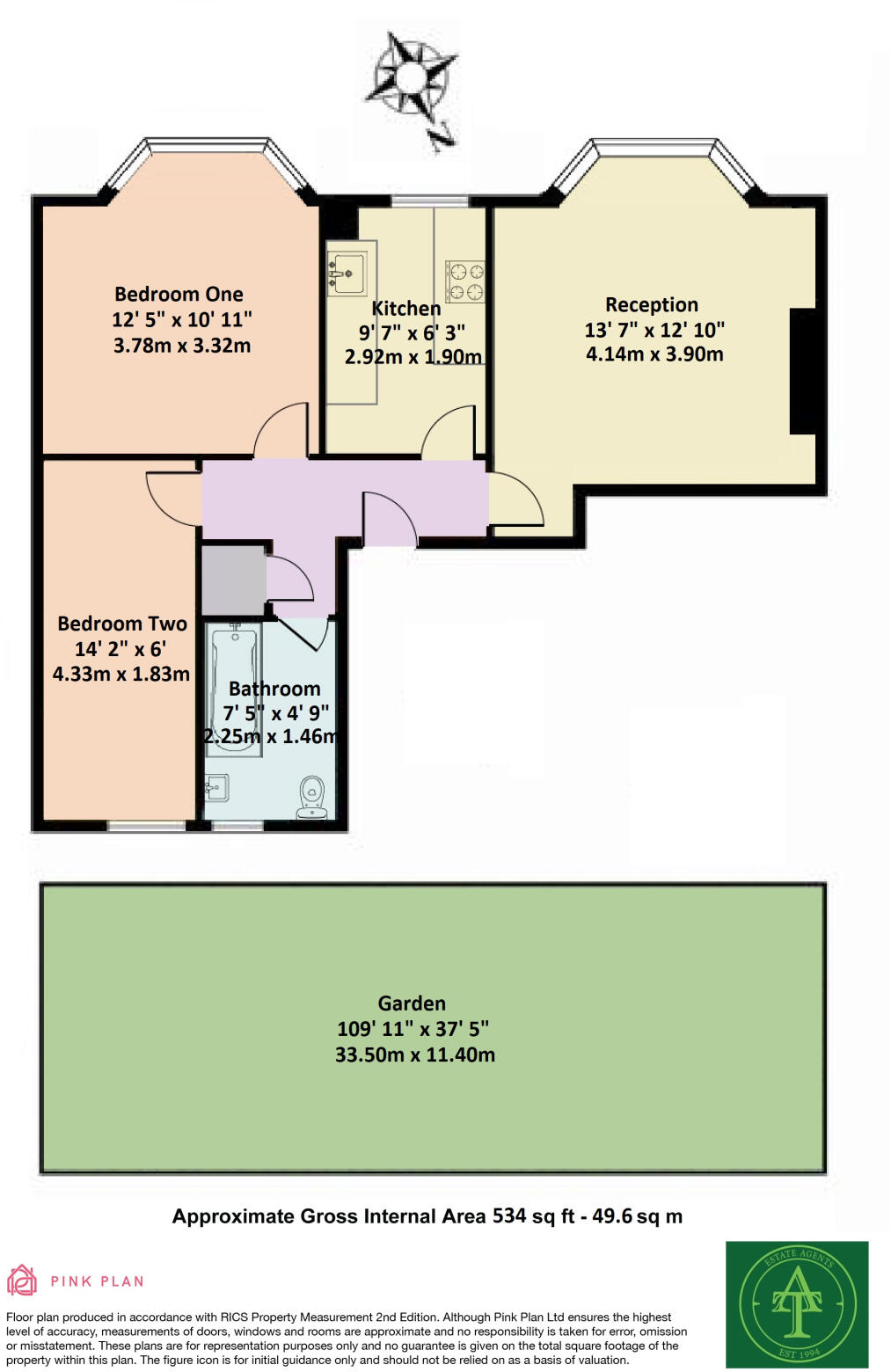 Arlow Road, Winchmore Hill, London, N21 floorplan