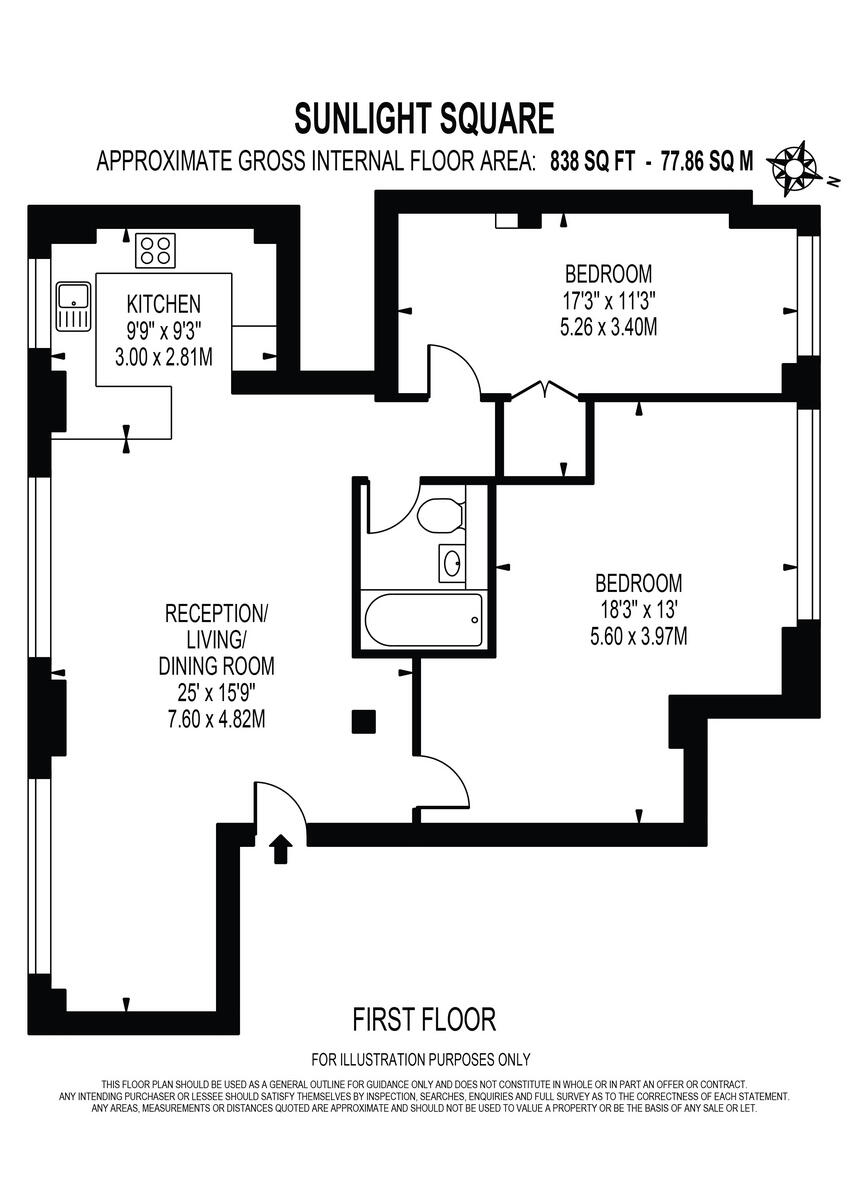 Sunlight Square, London floorplan
