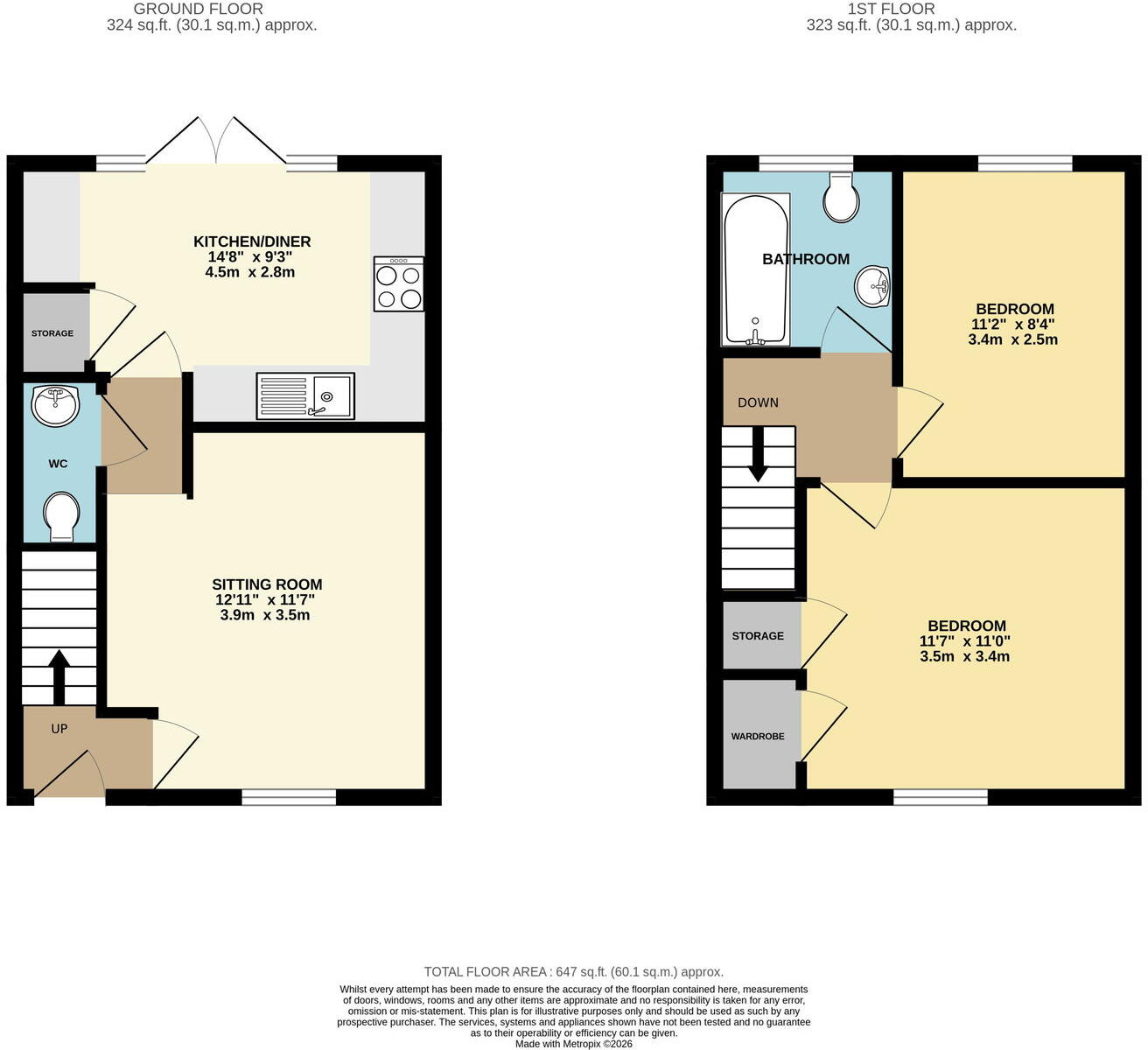 Kipling Road, Ledbury, HR8 floorplan