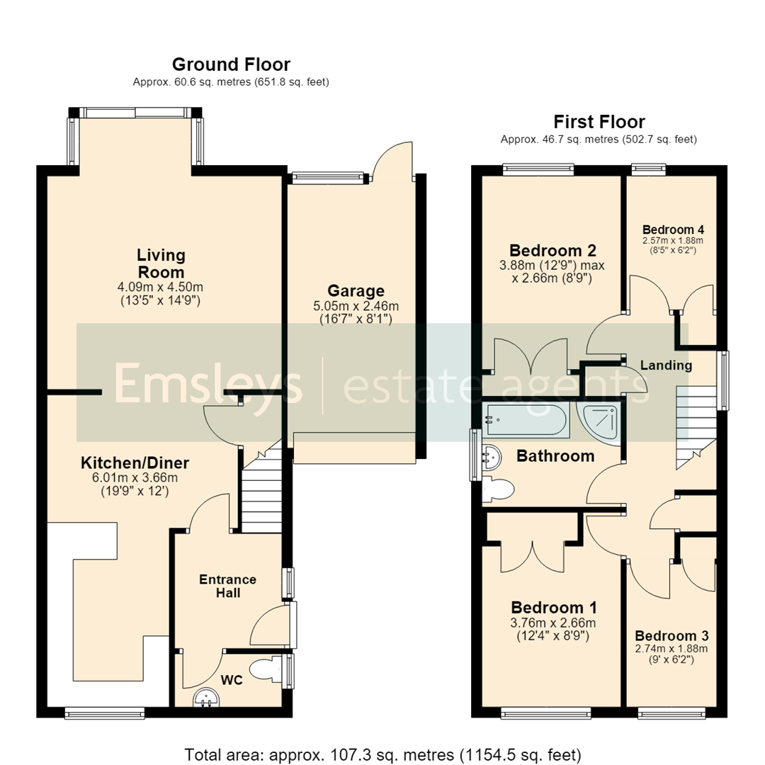 Marsett Way, Leeds floorplan