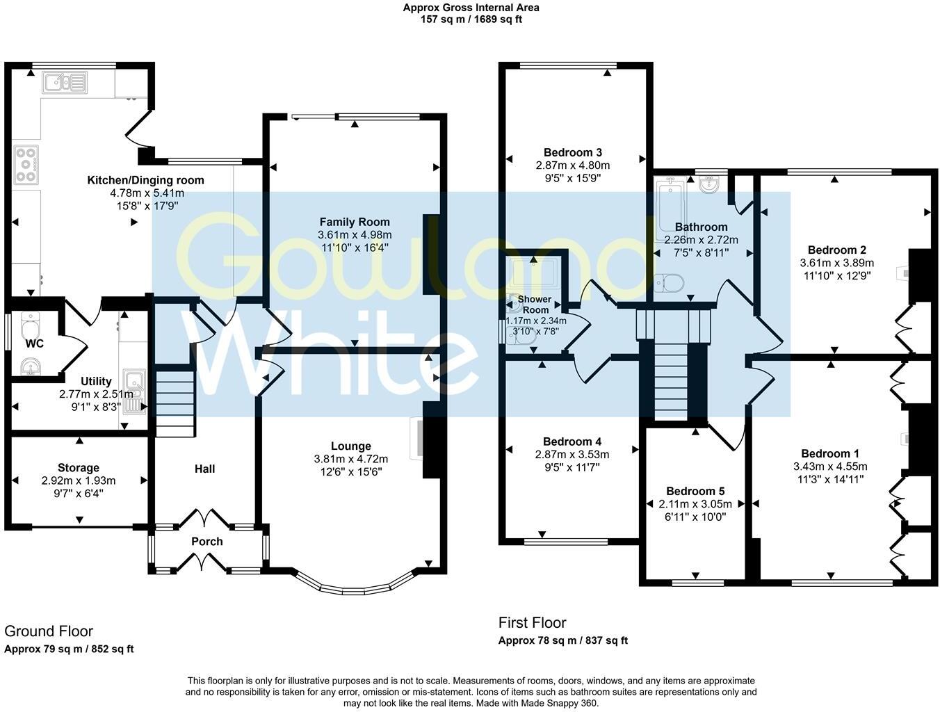 Jesmond Grove, Hartburn, Stockton-On-Tees, TS18 5ES floorplan