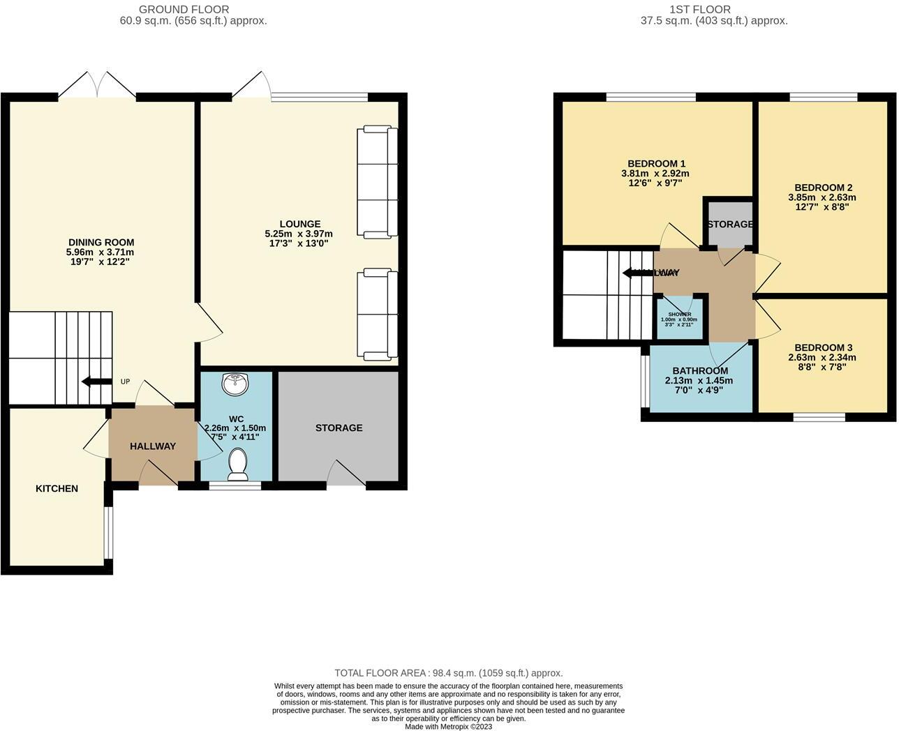 Moorfield, Harlow floorplan
