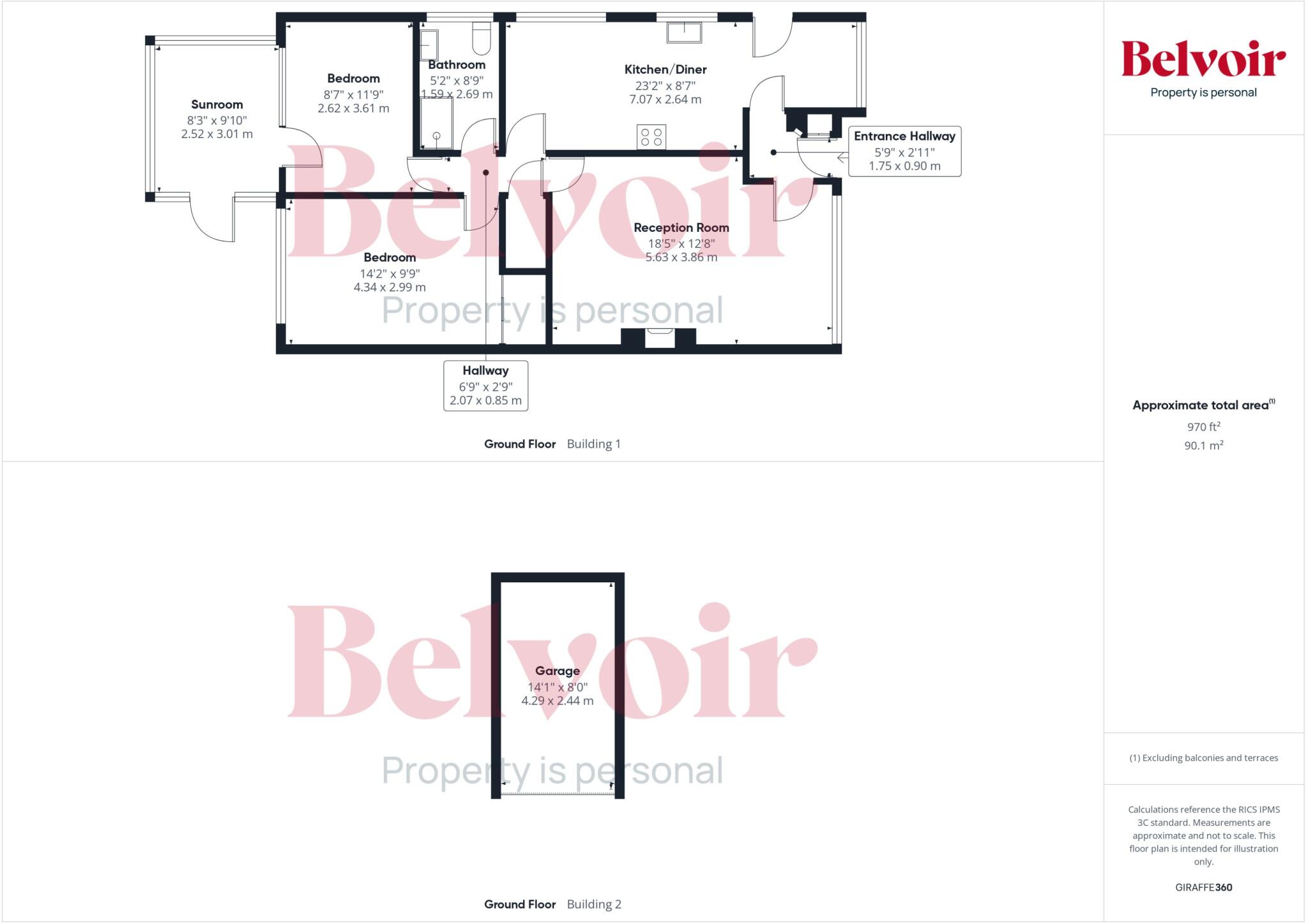 Highfields, Shrewsbury, SY2 floorplan