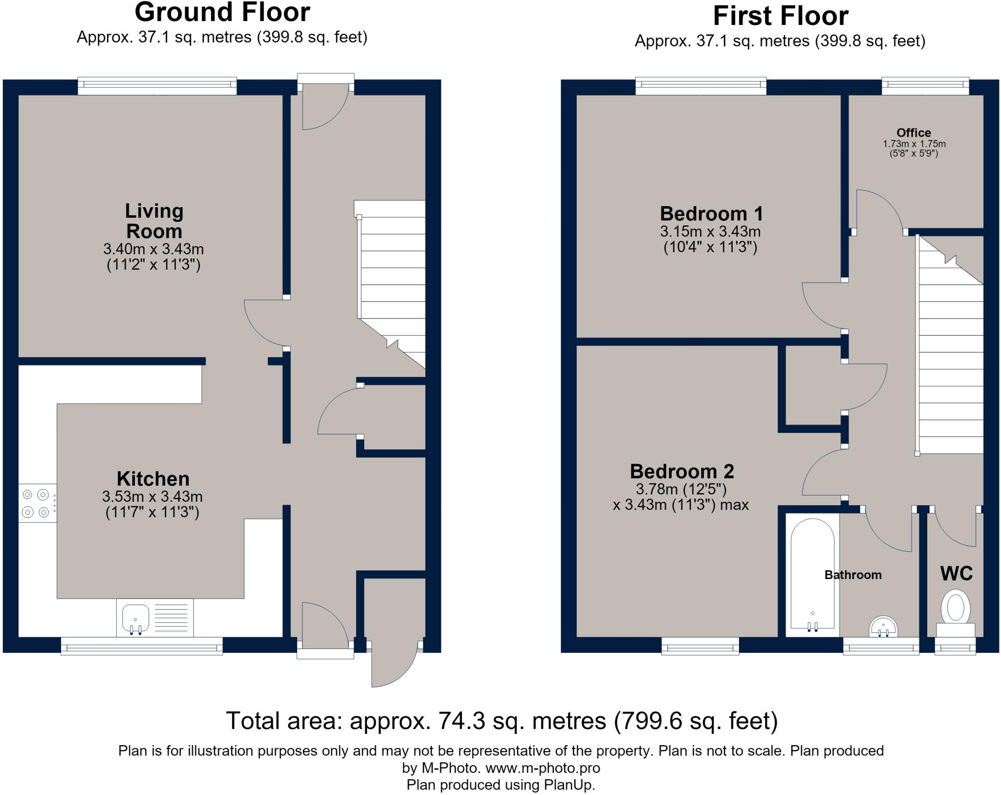 Clipston Walk, Peterborough, Cambridgeshire, PE3 floorplan