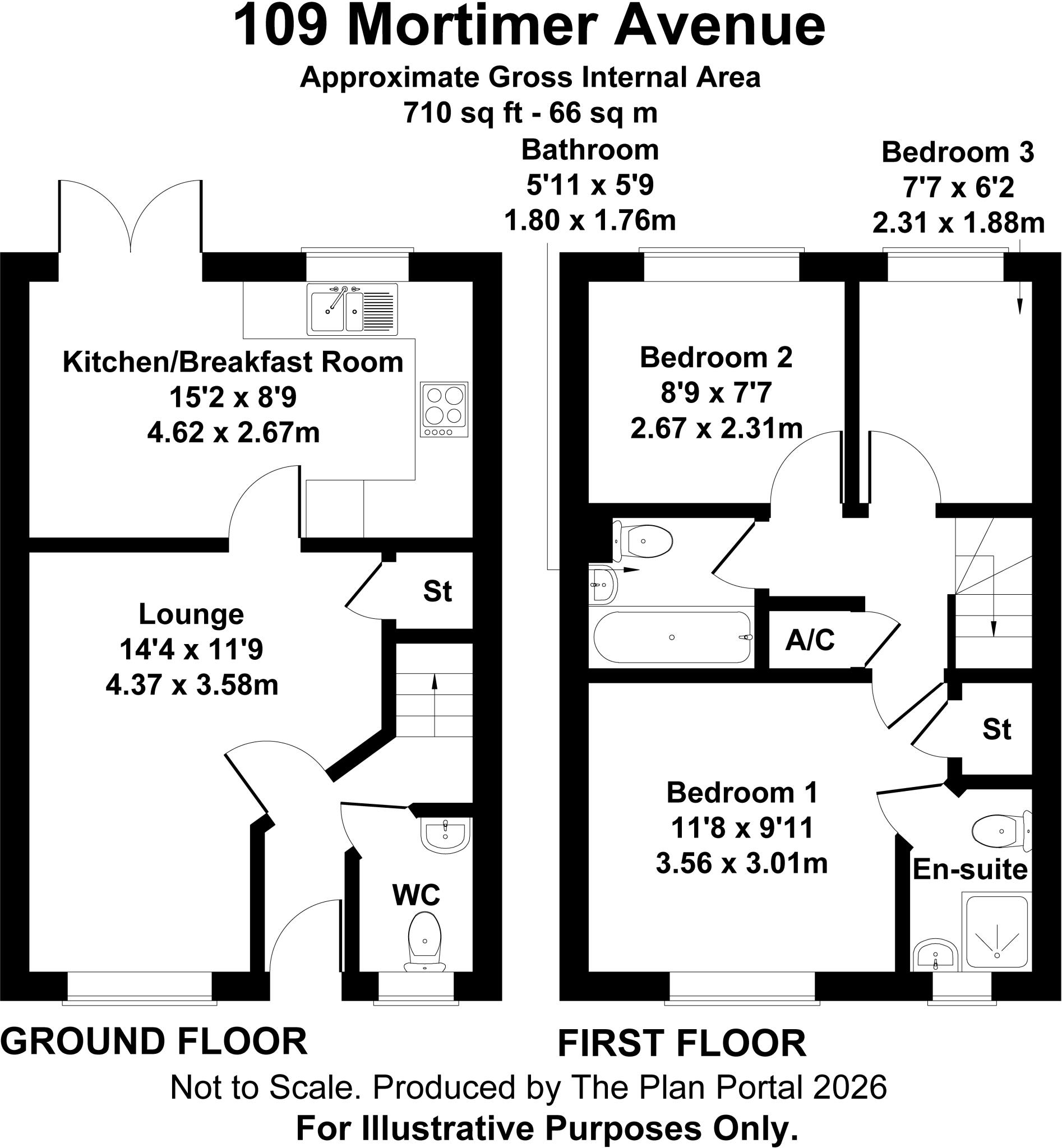Mortimer Avenue, Old St. Mellons, Cardiff, CF3 floorplan