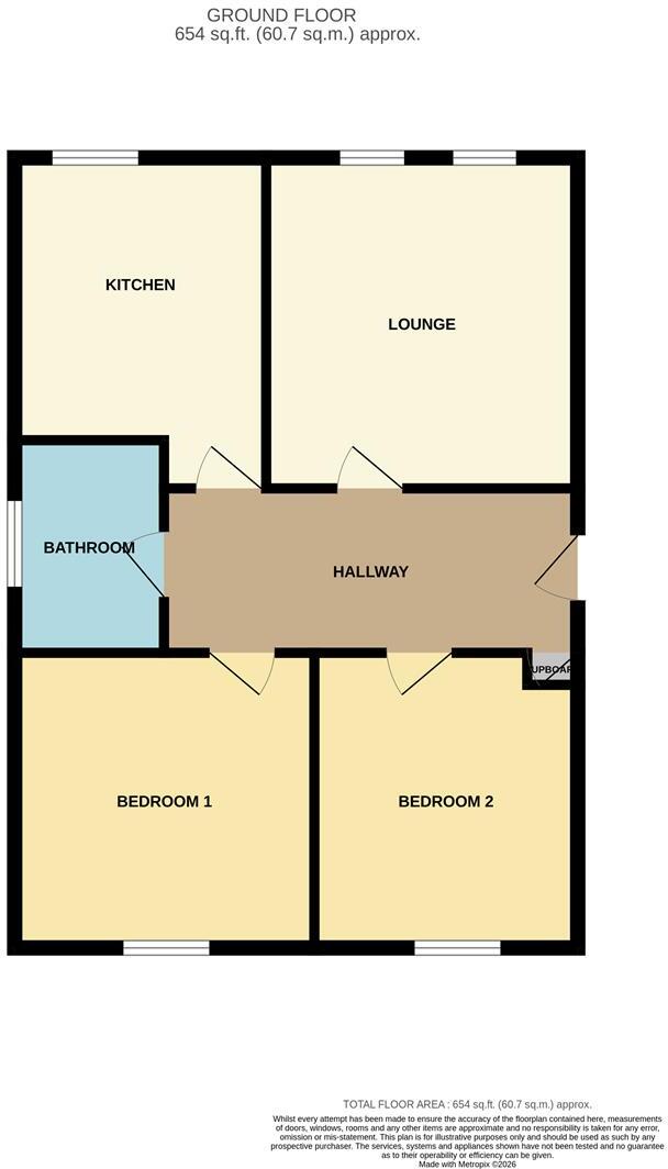 St James Court Western Esplana, Canvey Island floorplan