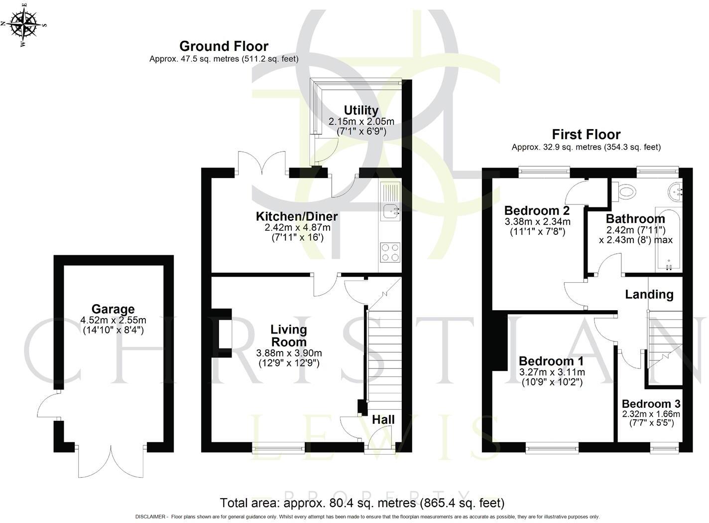 Peewit Road, Evesham floorplan
