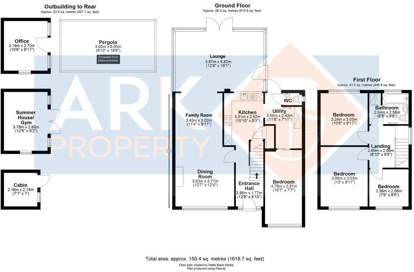 High Road, Moulton floorplan