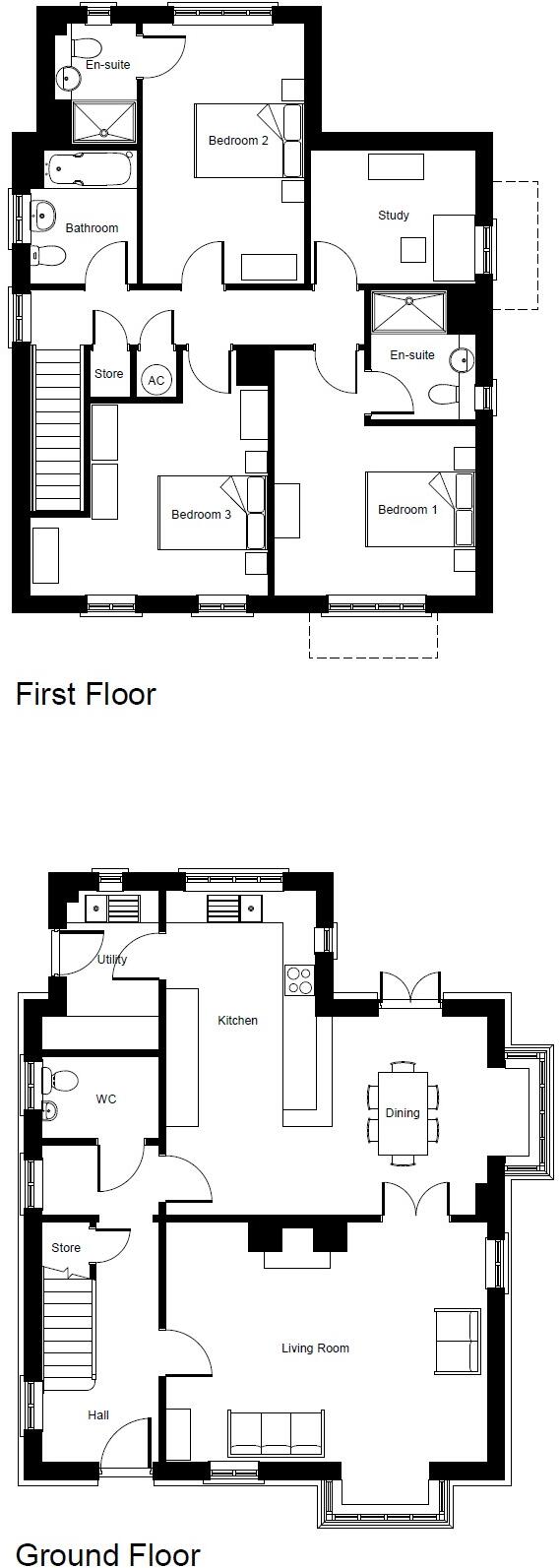 Woodlands Meadow, New Homes floorplan
