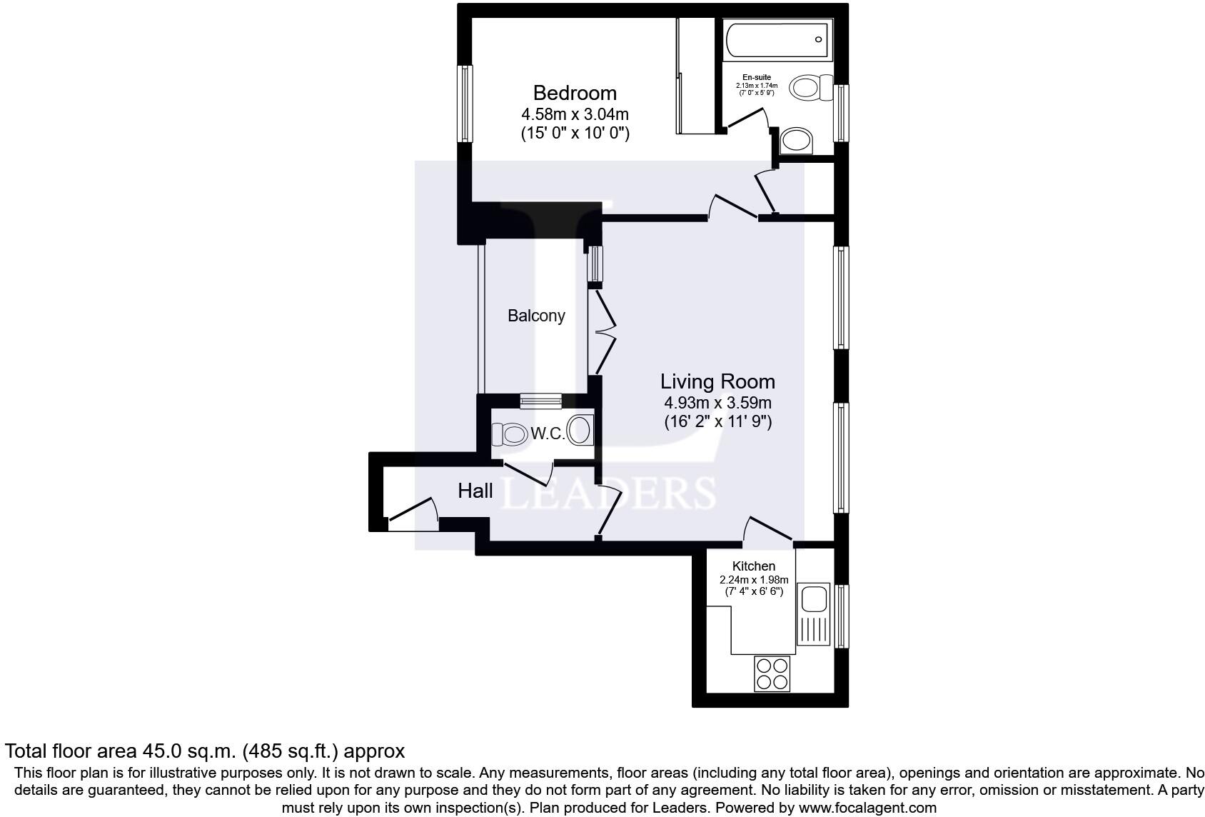 St John House, Emlyn Lane, Leatherhead, KT22 floorplan